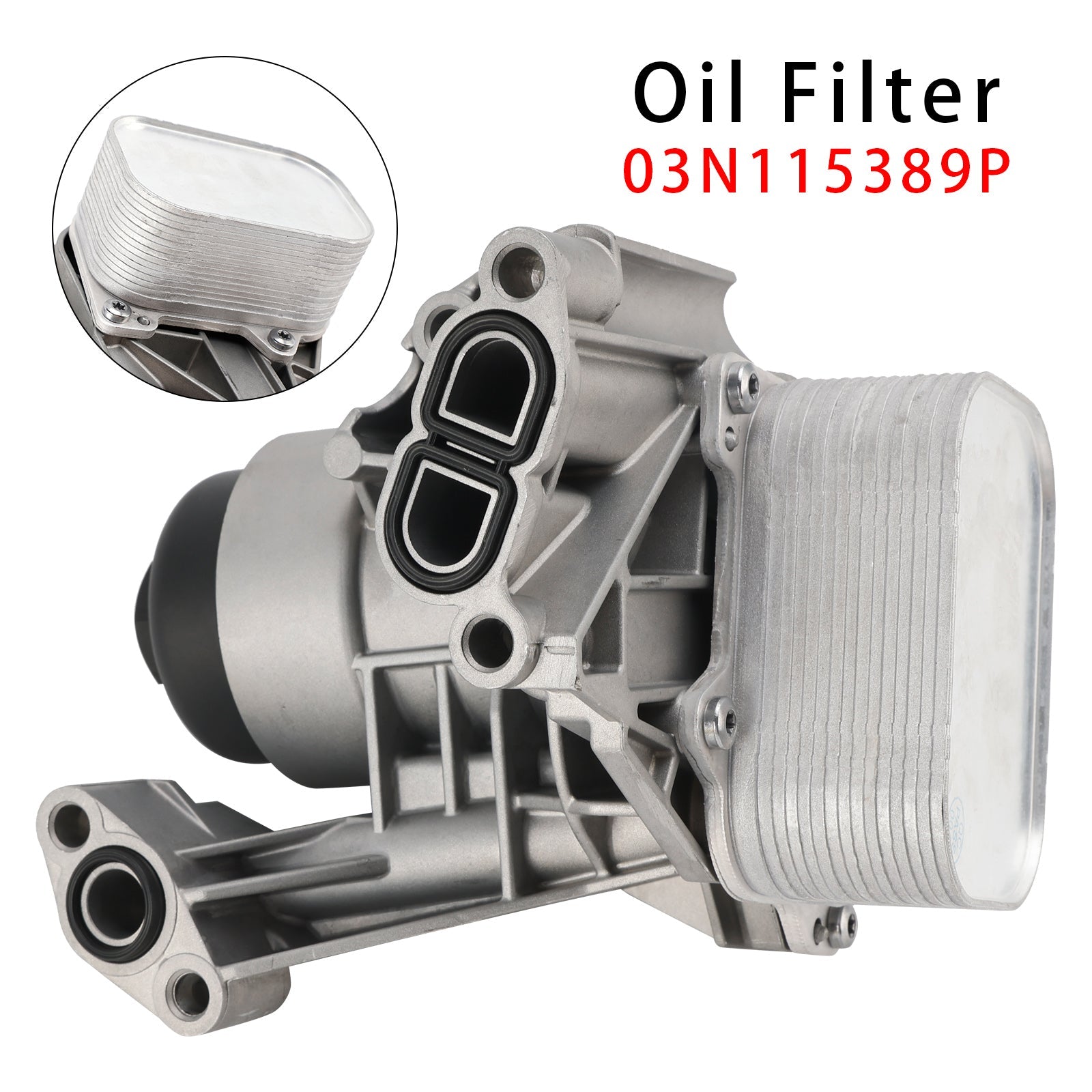 03N115389P Oil Filter Housing Oil Cooler For VW Multivan VI Transporter T6