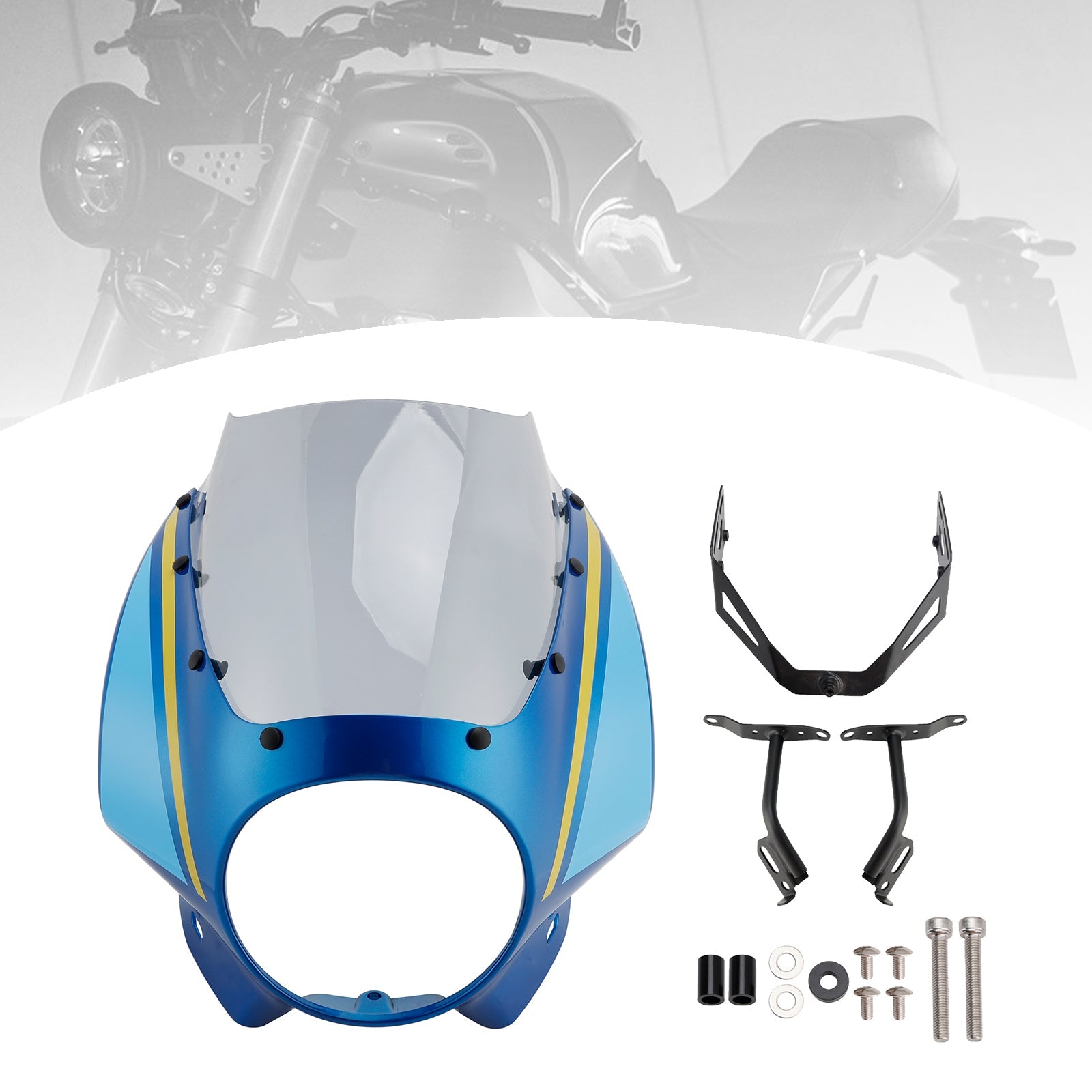 2022-2025 Yamaha XSR900 Headlight Fairing Windshield WindScreen