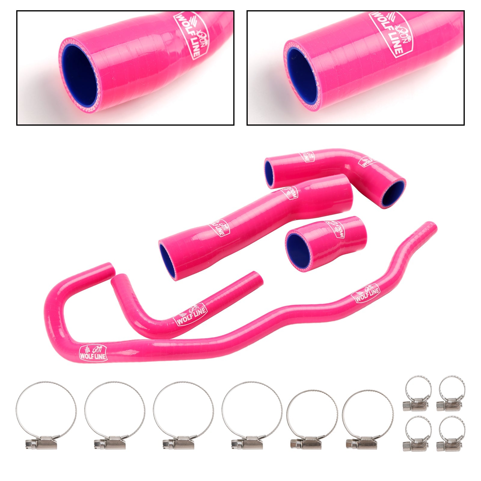 Silicone Radiator coolant Hose kit For BMW S1000RR 2019-2023