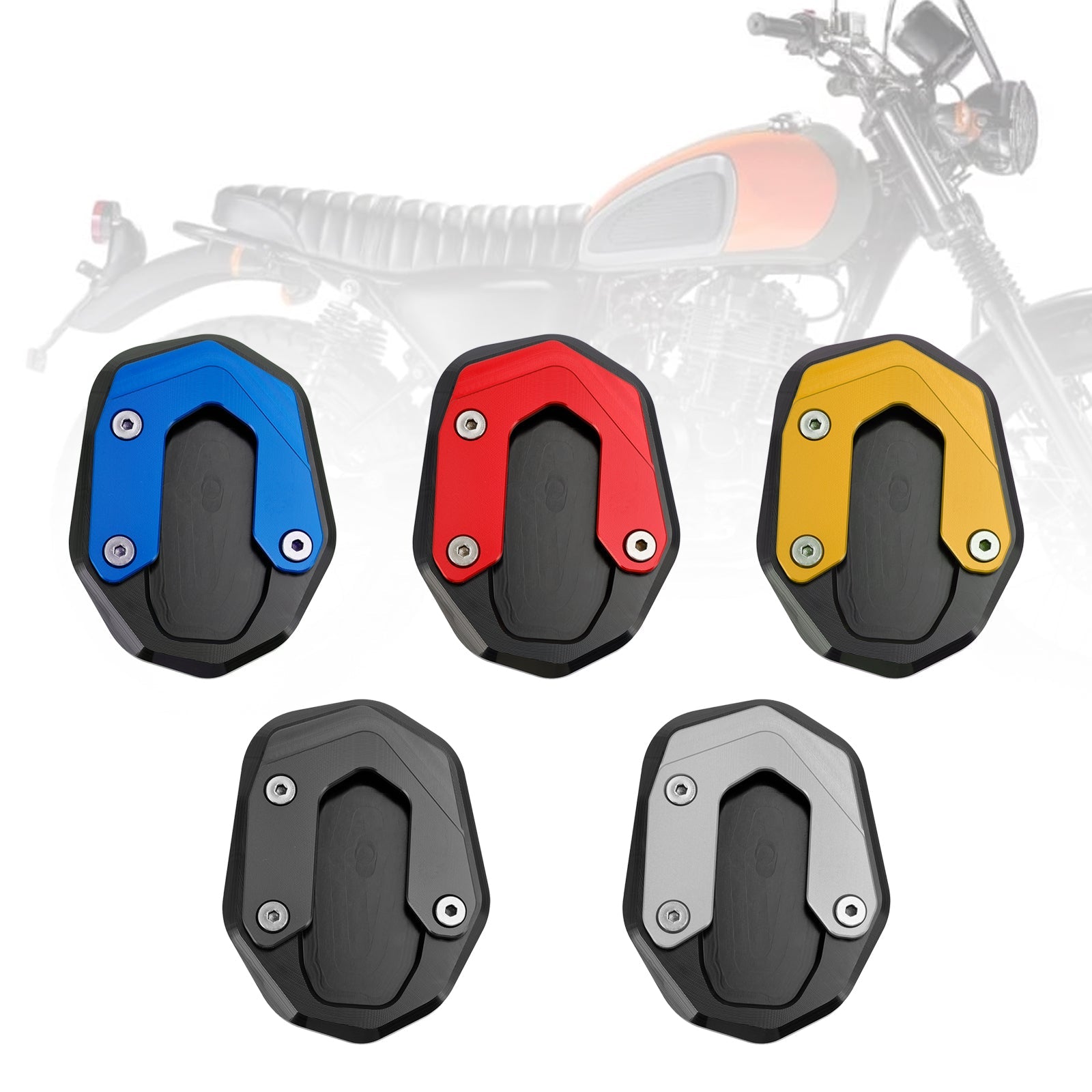 Ducati Scrambler 400/800/1100 2015-2020 Kickstand Enlarge Plate Pad