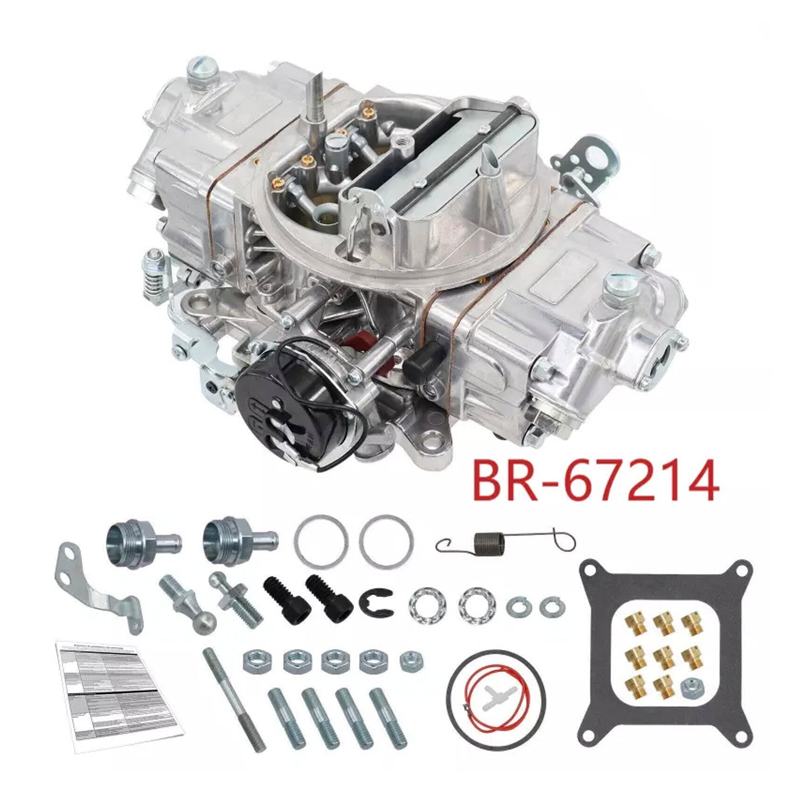 BR-67214 Quick Fuel Carburetor 850 CFM Mechanical Secondary