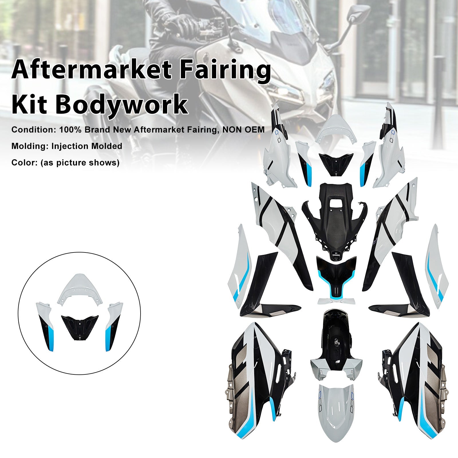 2025-2026 for Yamaha TMAX560 Injection Bodywork Fairing Kit