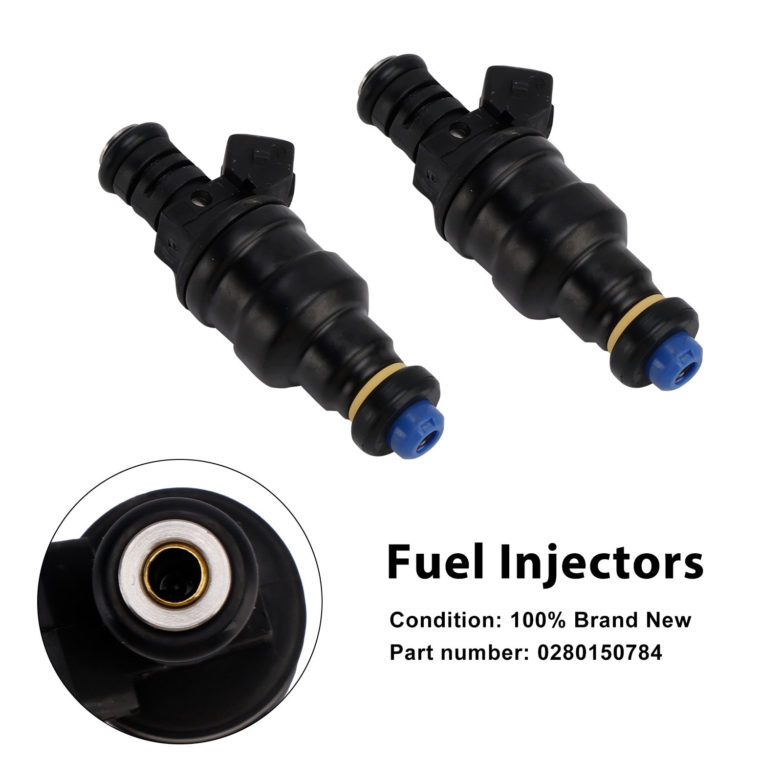 2PCS 1994-1999 BMW R1100 RT R850 R1100GS R850GS Fuel Injectors 0280150784