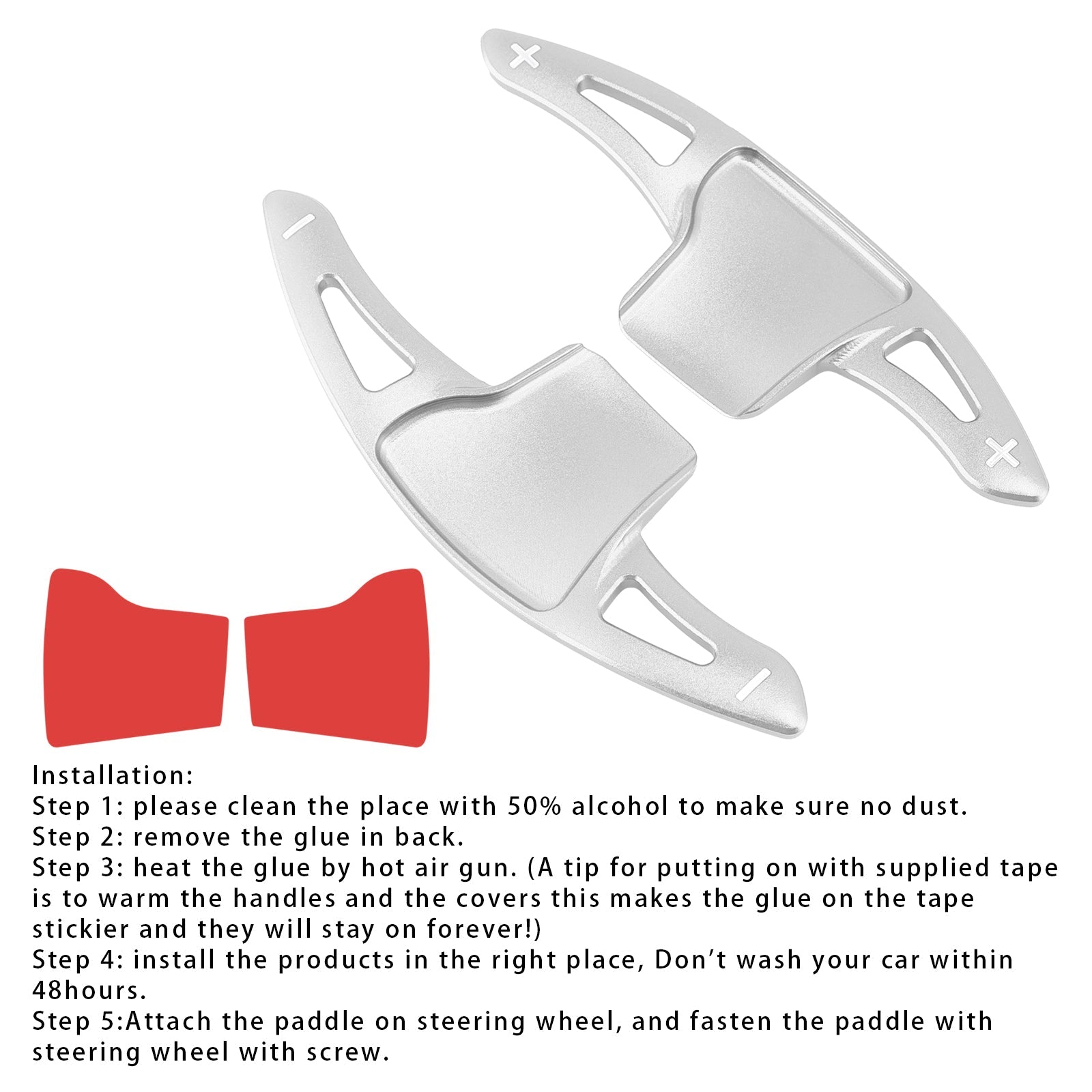 2013-2019 Ford Explorer Steering Wheel Paddle Shifter Extension For Aluminium