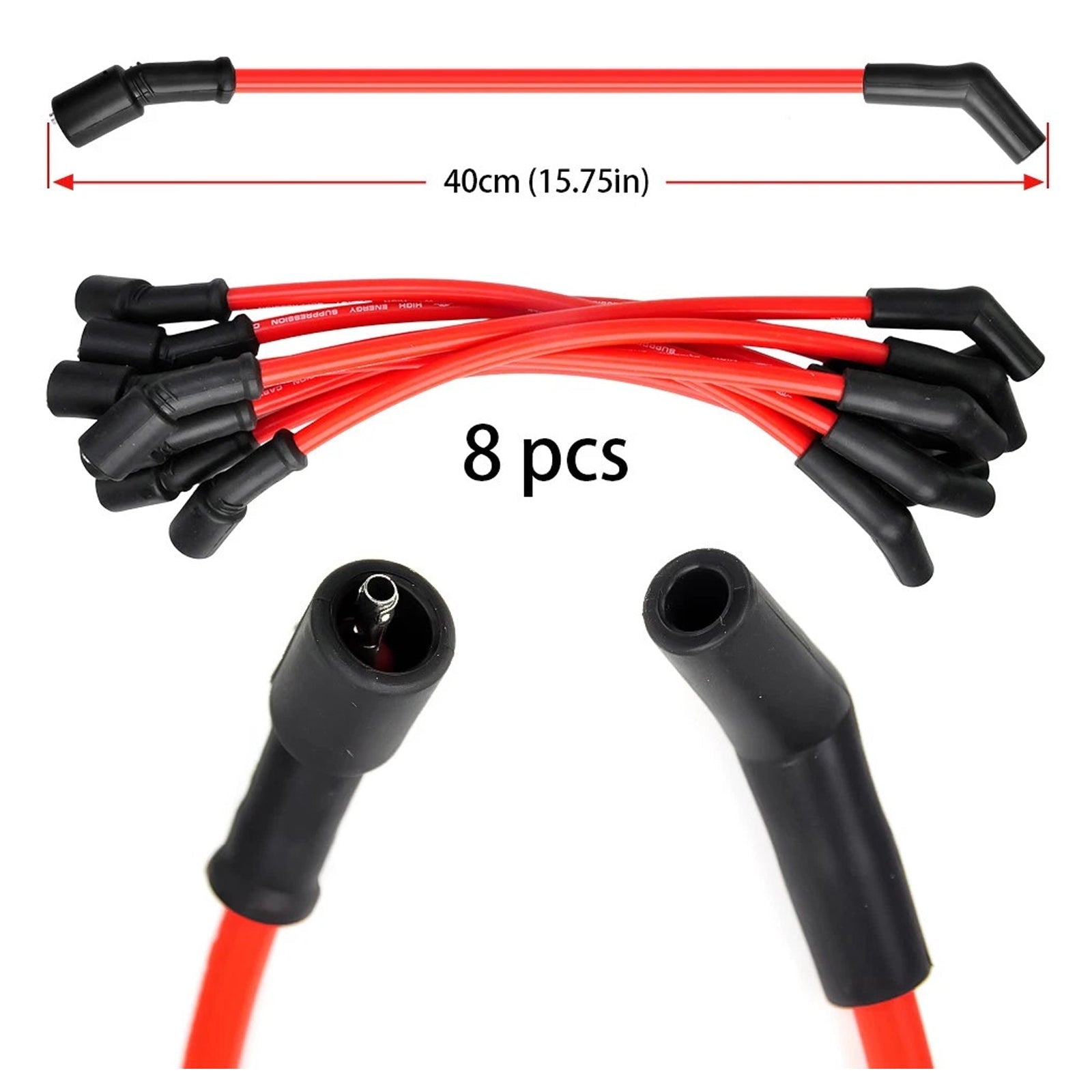 2018-2019 Ford E-350 Super Duty 6.2L V8 8 Ignition Coil+16 Spark Plug+8 Wires UF834 UF865 HL3Z-12029-C