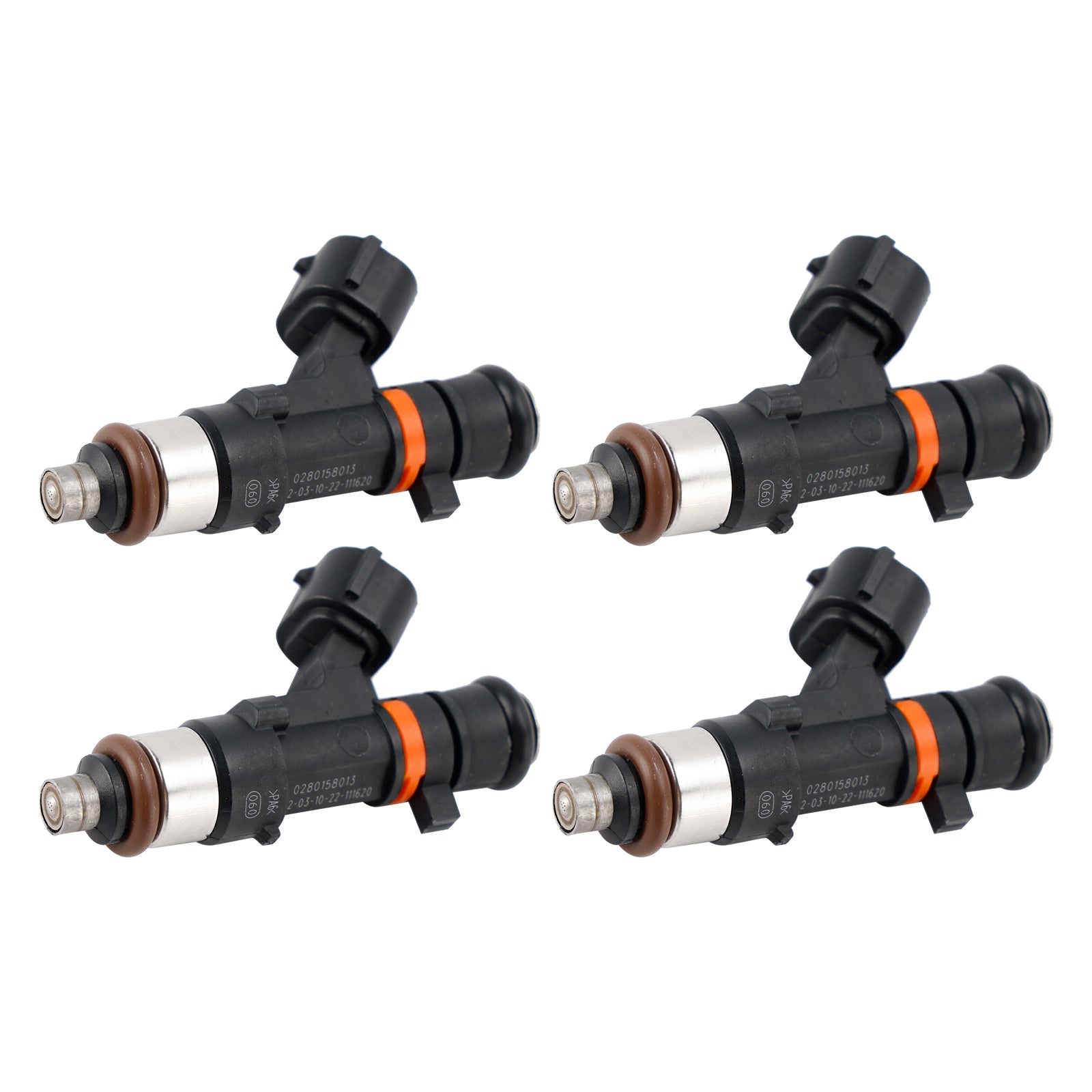 4Pcs Fuel Injector For Nissan Micra III (K12) NOTE(E11 NE11) 0280158013