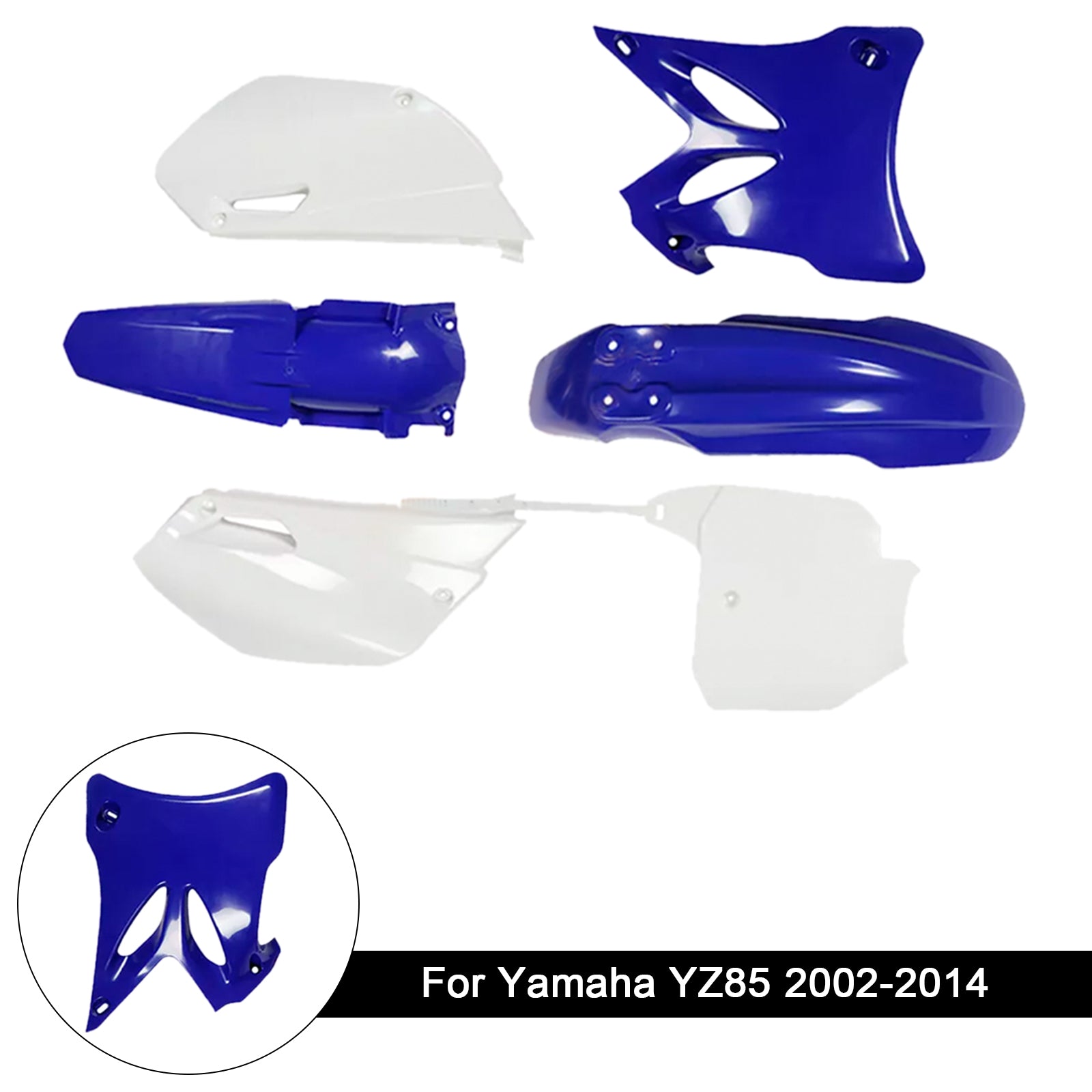 Body Plastic Kit Fender Fairing For Yamaha YZ85 2002-2014