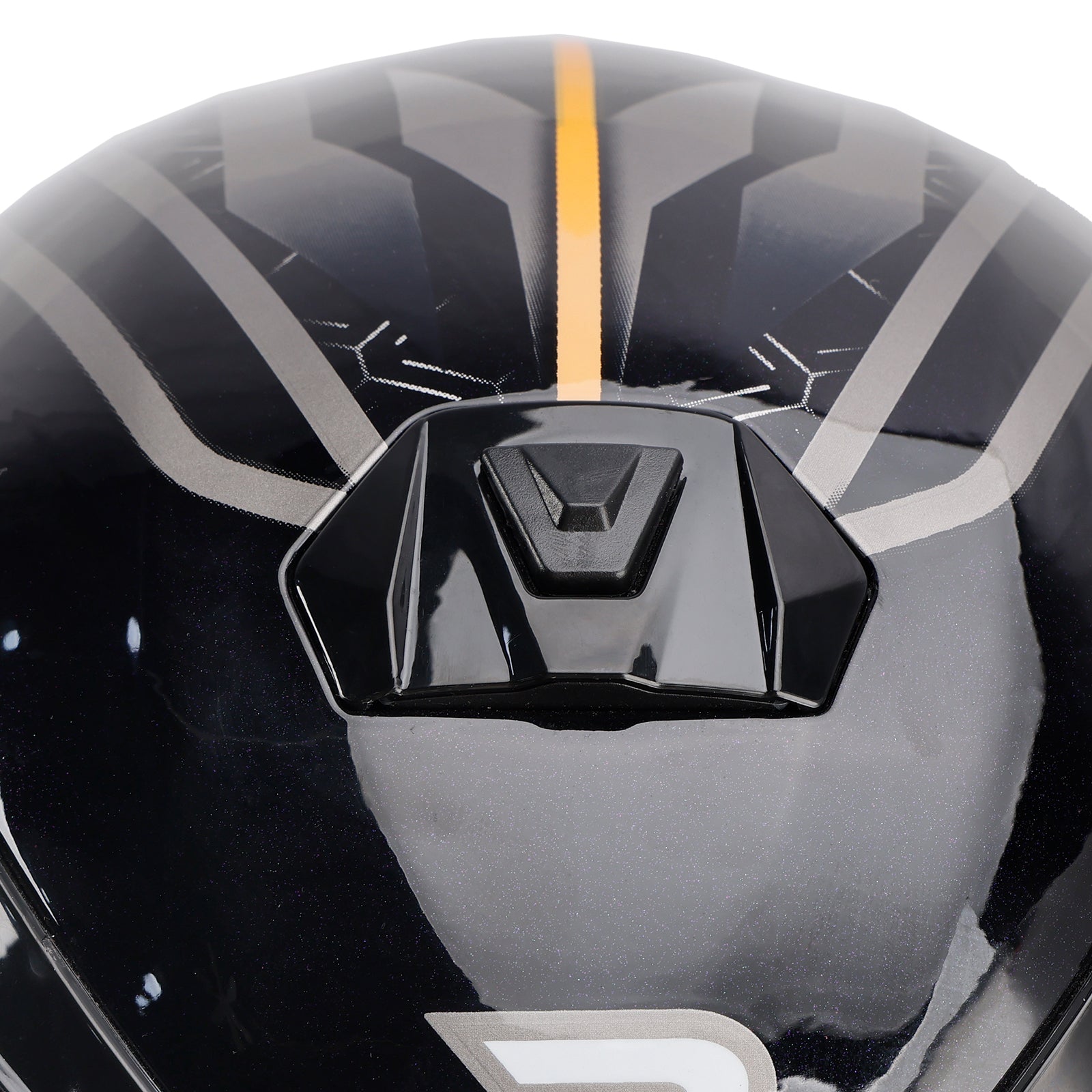 DOT Motorcycle Helmet Adult Street Full Face Orange