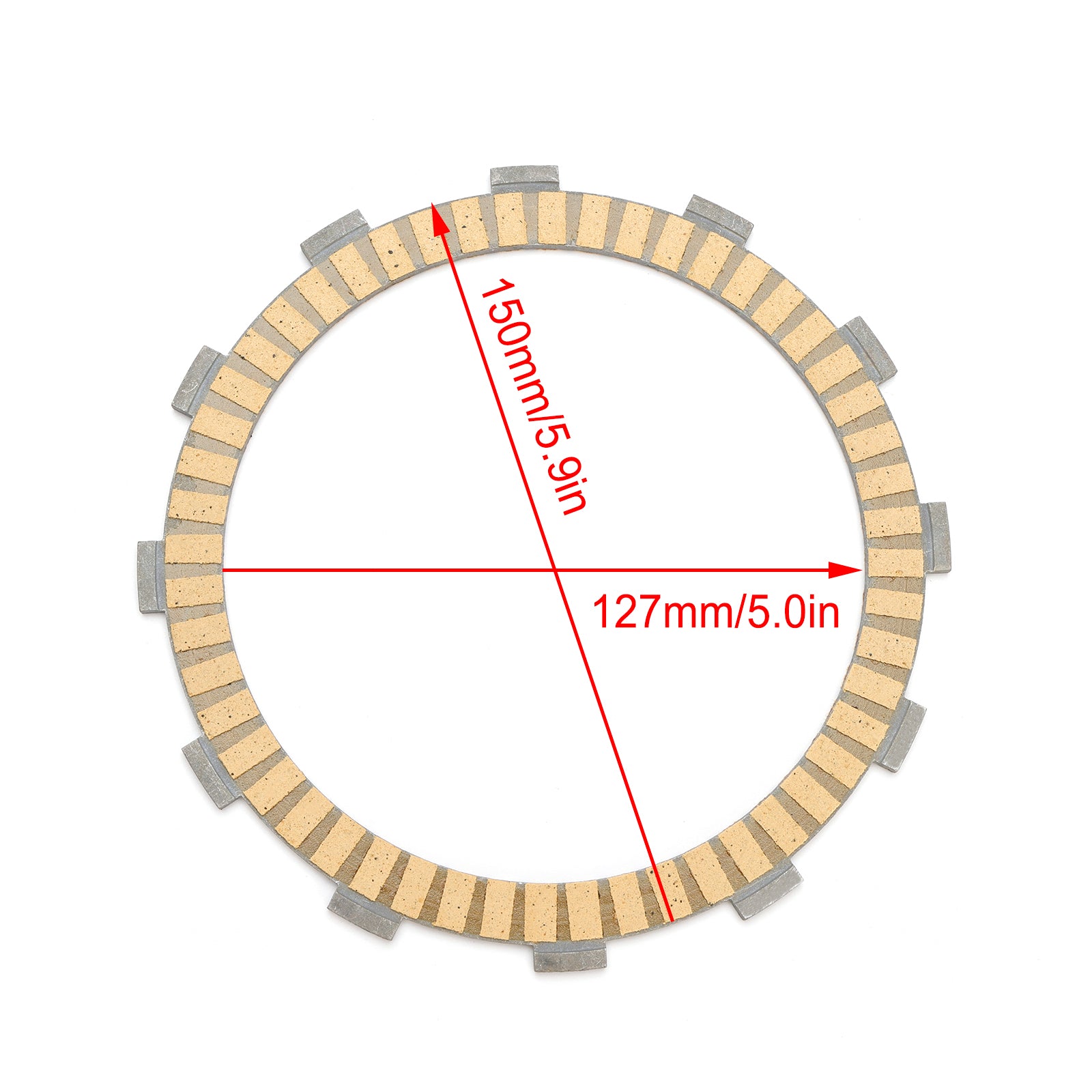 Clutch Friction Plate Kit fit for Honda RVT1000R RVT RC51 2006 22201-MAT-E00