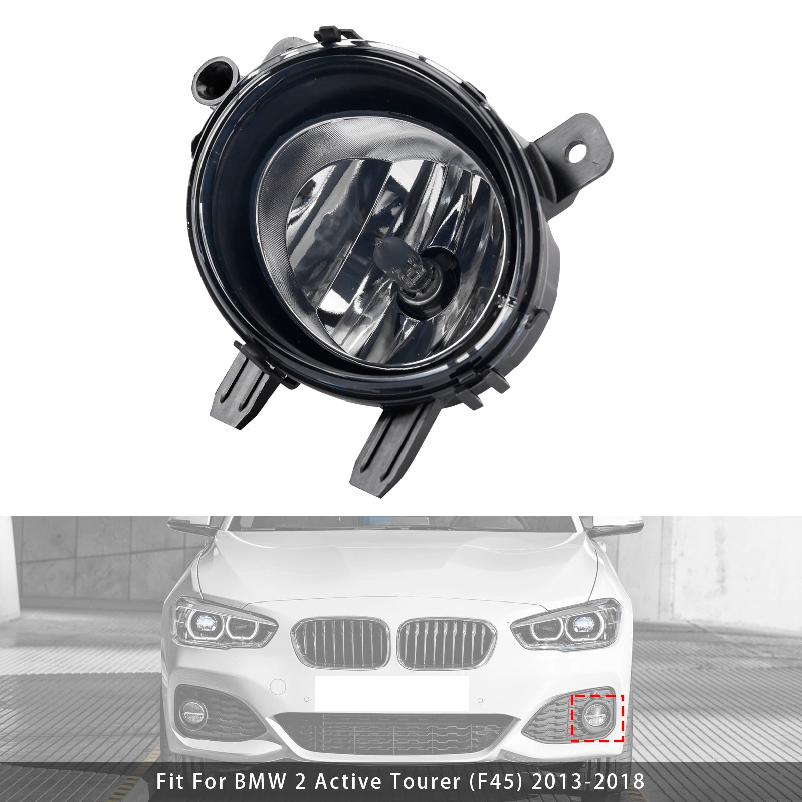 1 Pcs Front Left Fog Light With Bulbs For BMW F20 F21 F30 F31 F80 2011-2019