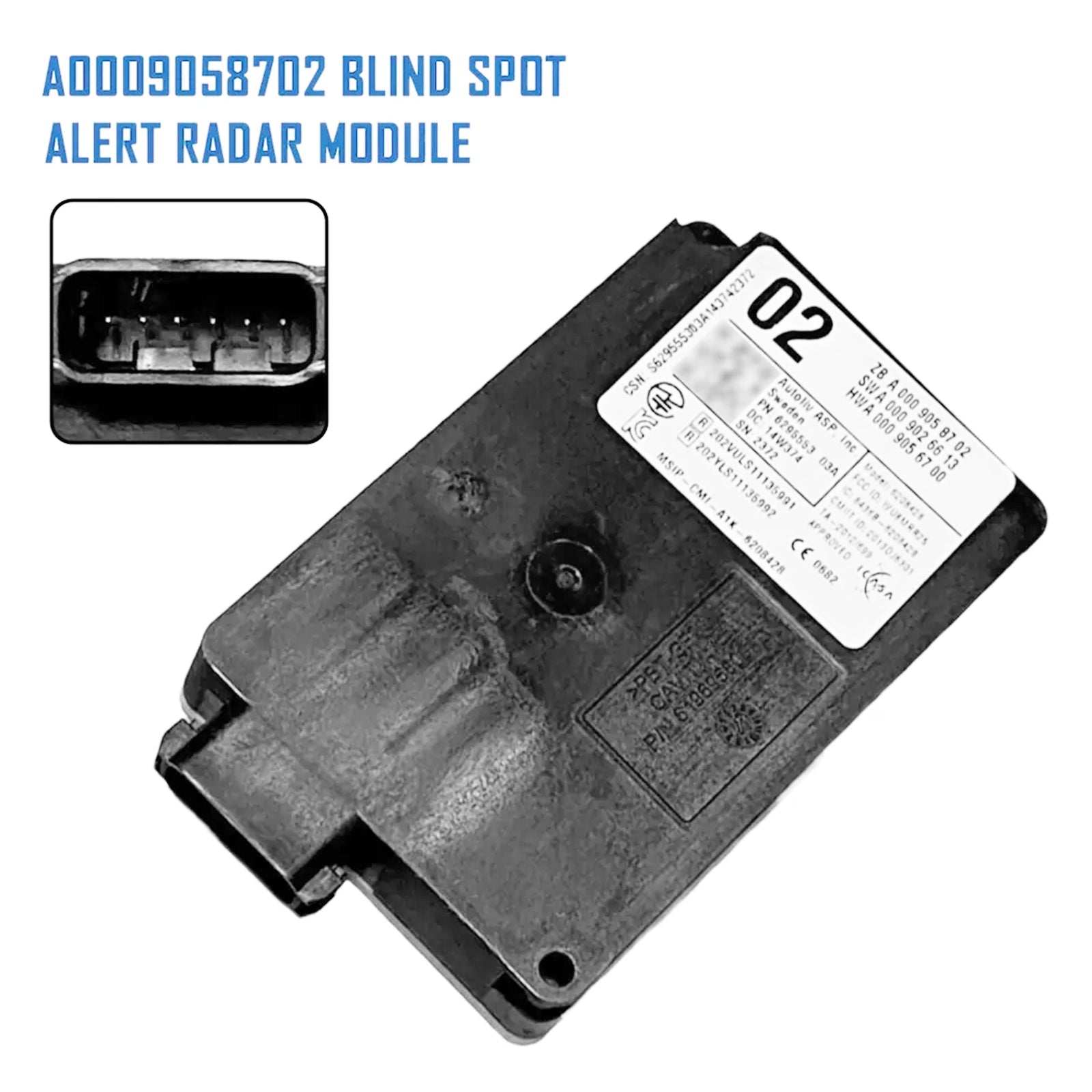 New Radar Sensor Distronic Control Unit A0009058702 For Mercedes W212 W205