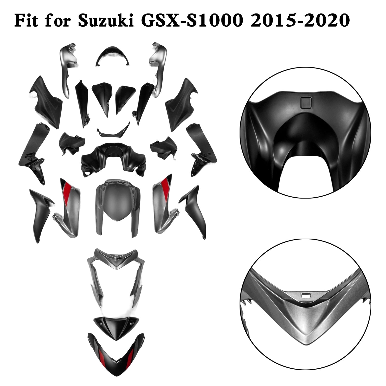 سوزوكي GSX-S 1000 GSXS 2015-2020 مجموعة هيكل السيارة البلاستيكية