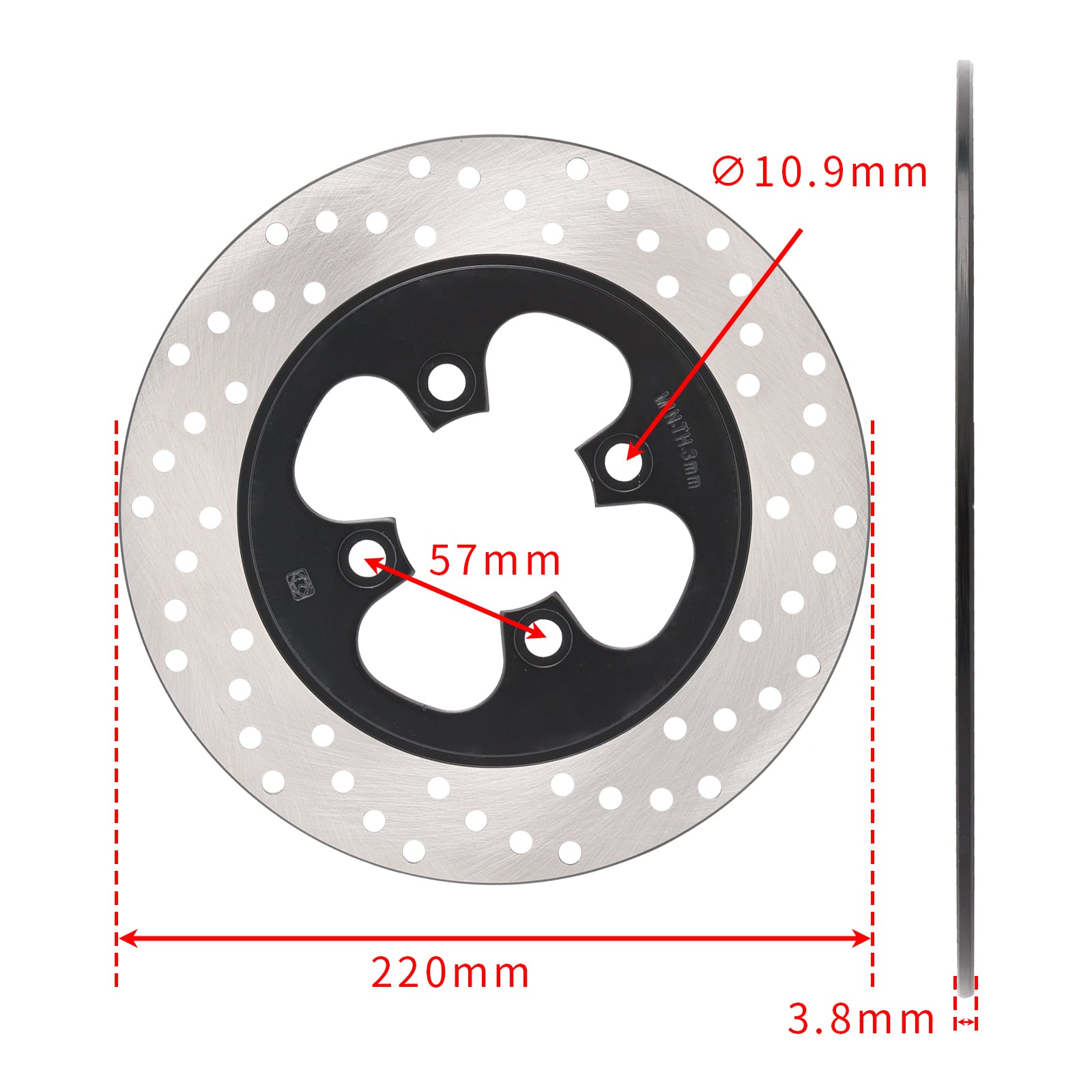NEW Rear Brake Disc Rotor 220mm For Motomel Skua 250 / Brava Aquila 200