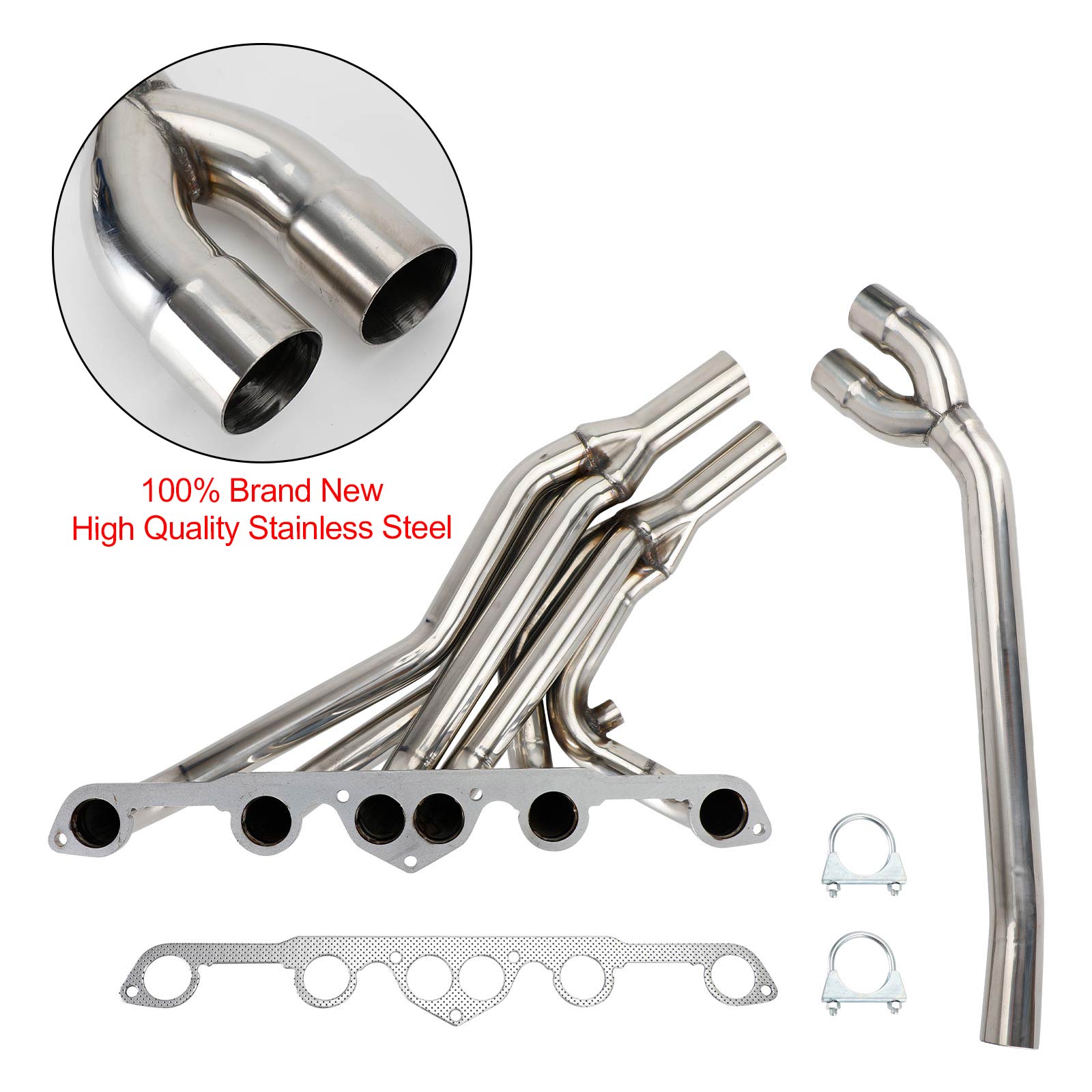 Stainless Exhaust Header Manifold Fit Nissan 280Z 280ZX L28E 77-83 Fit Datsun