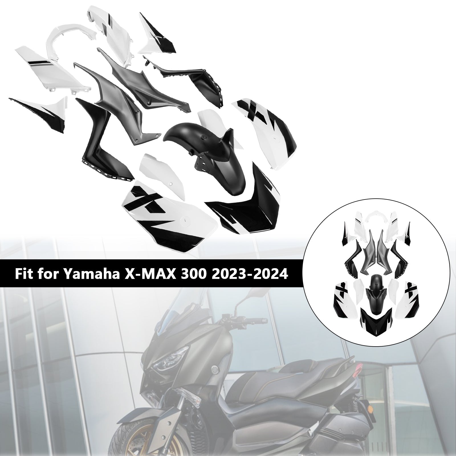 Yamaha X-MAX 300 XMAX 2023-2024 Fairing Kit