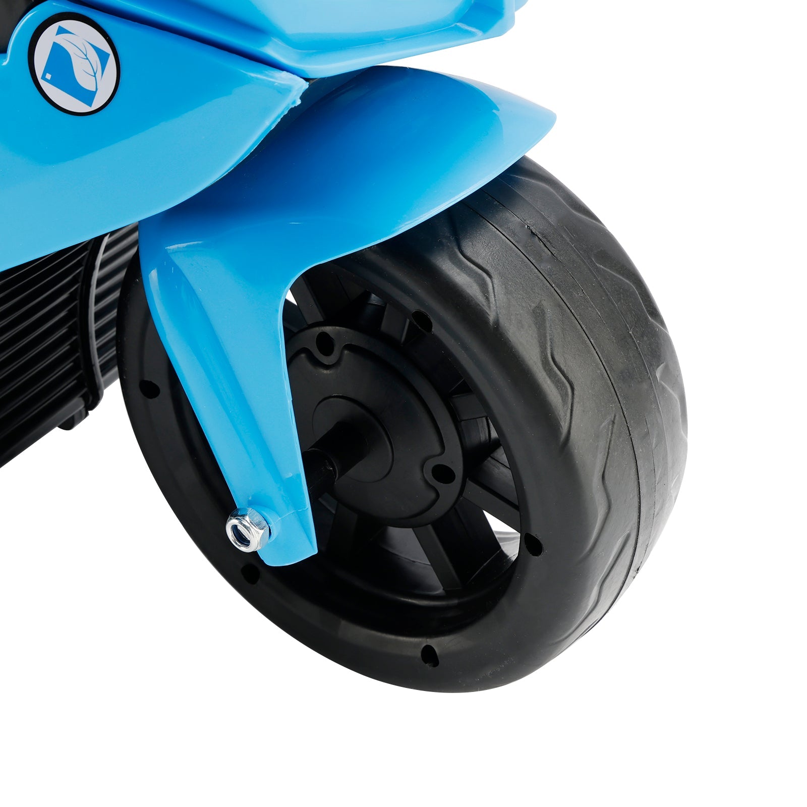 3Wheel 6V Kid Ride On Motorcycle Electric Toy With Remote Control LED Light Blue