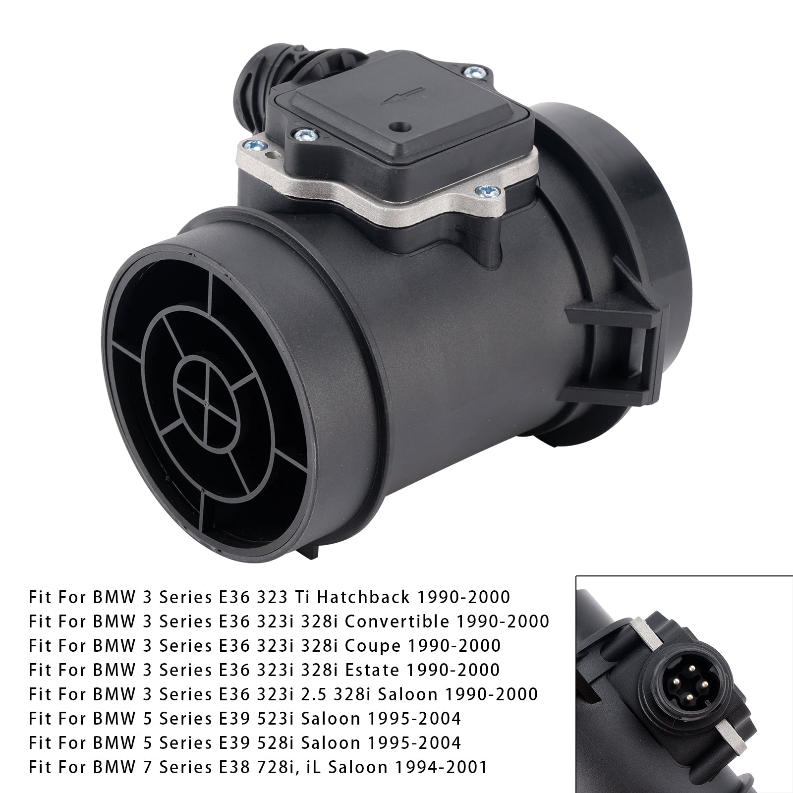 Mass Air Flow Meter Sensor For BMW E36 323i 328i E39 528i 5WK9600