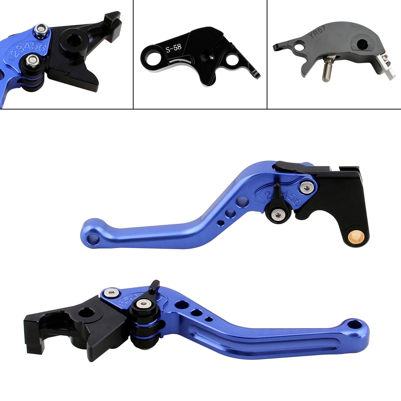 NEW Short Clutch Brake Lever fit for YAMAHA YZF R7 MT-10/SP FZ-10/SP 2022-23