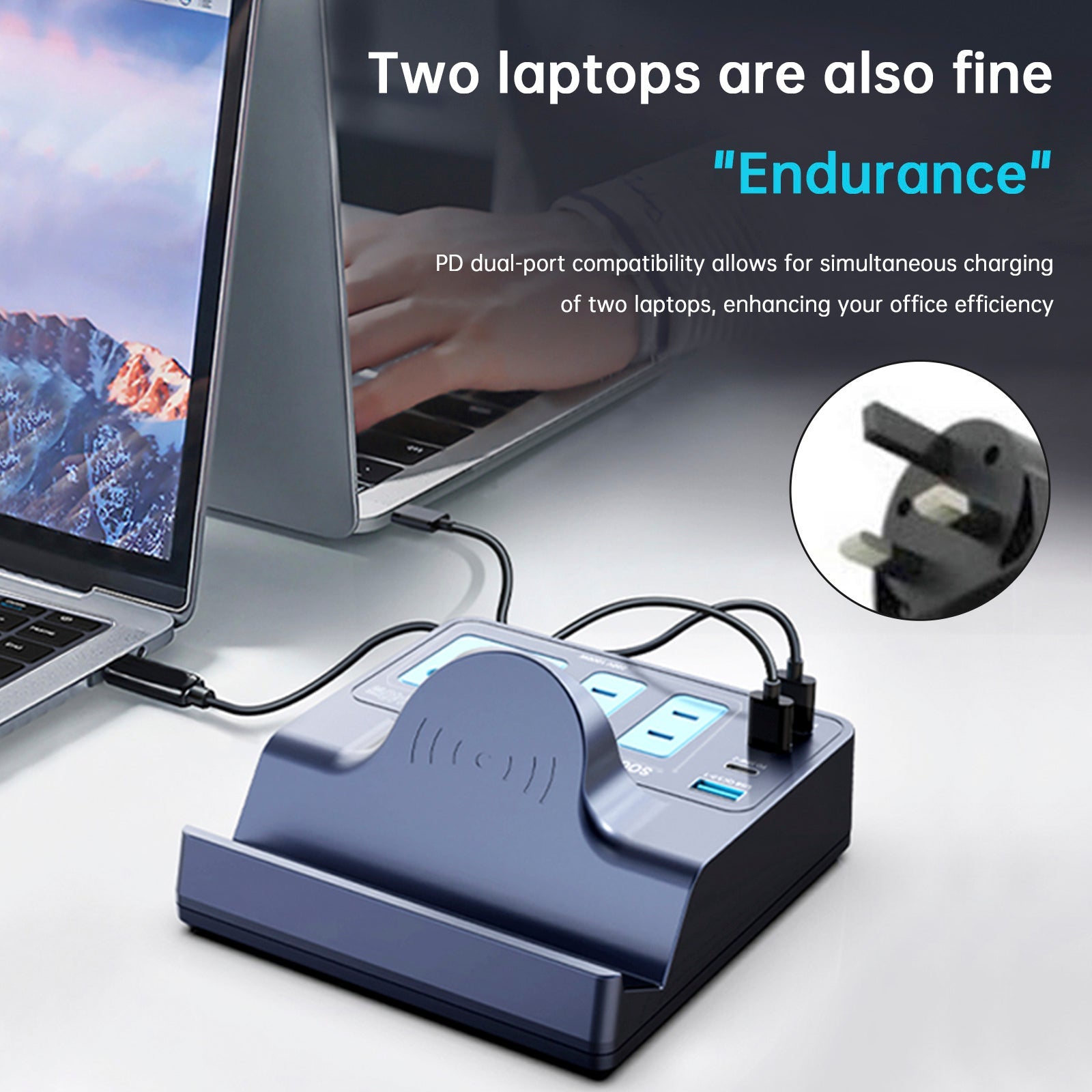 140W Smart Wireless Fast Charging Socket High Power PD100W Notebook QC Charging