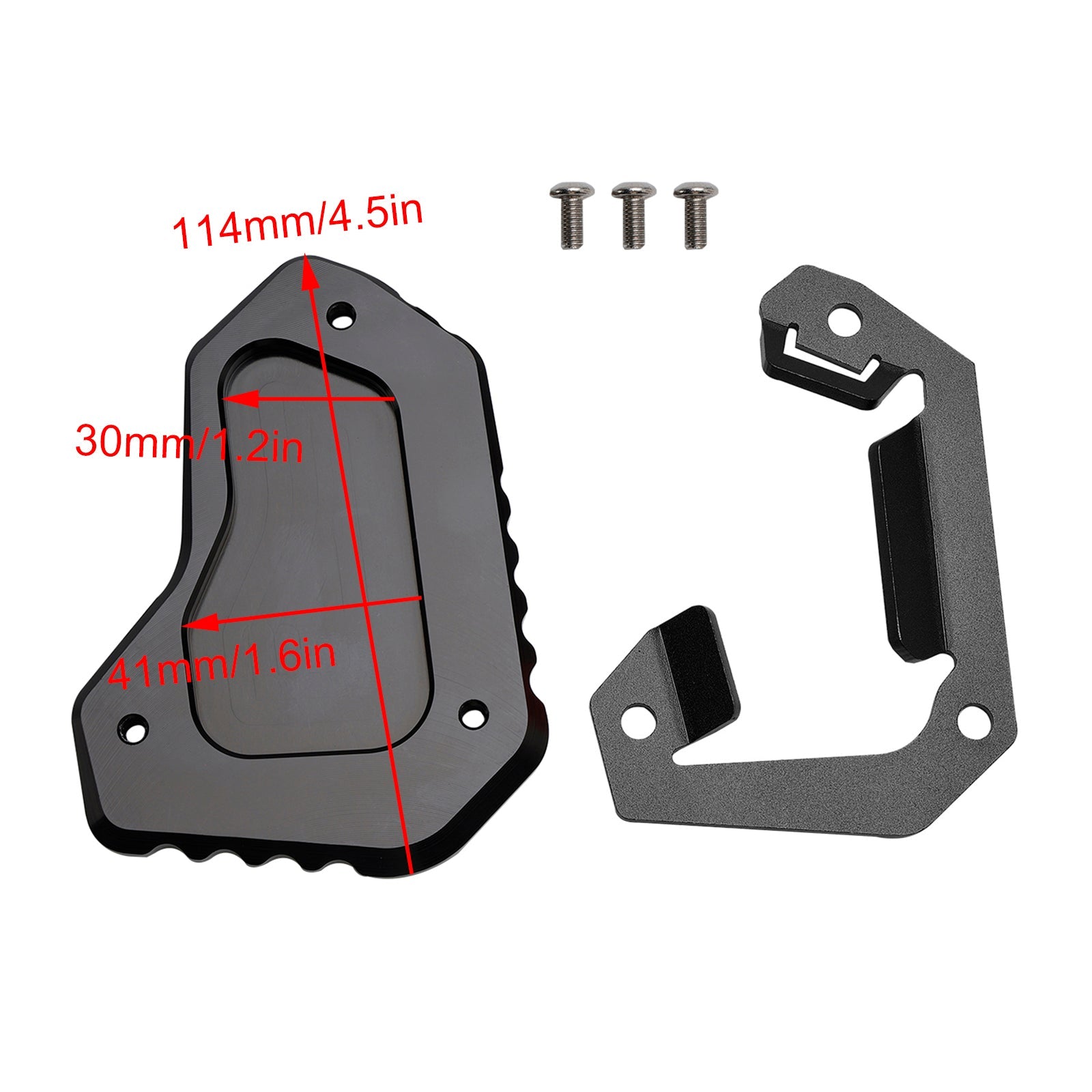 Kickstand Enlarge Plate Pad fit for Tiger 1200 Explorer（V13VG）2012-2015