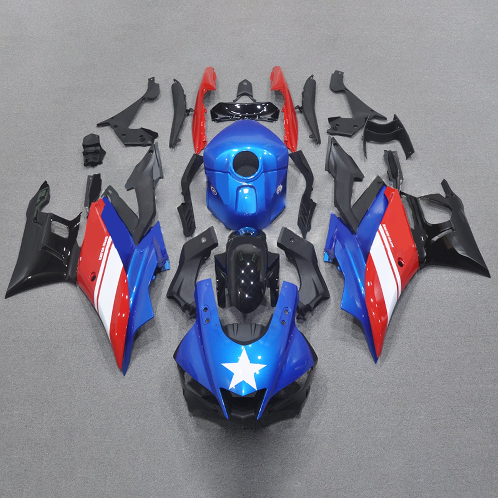 Yzf R25 Racing Body Yamaha YZF-R3 R25 2019-2021 Fairing Kit Bodywork Plastic ABS