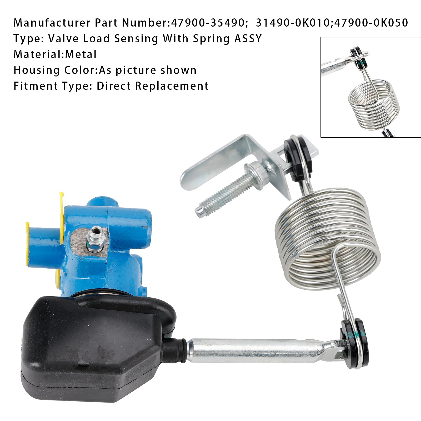 2004-2015 TOYOTA HILUX Brake Load Sensing Valve With Spring ASSY 47900-35490