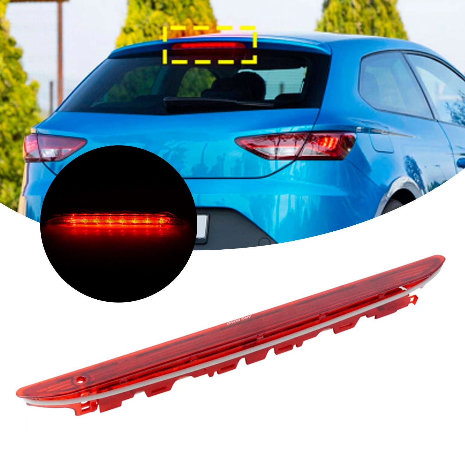 2011-2016  SEAT Leon/Leon SC/Leon ST 5F Red Lens High Level Brake LED Light Rear 3rd Stop 5F0945097