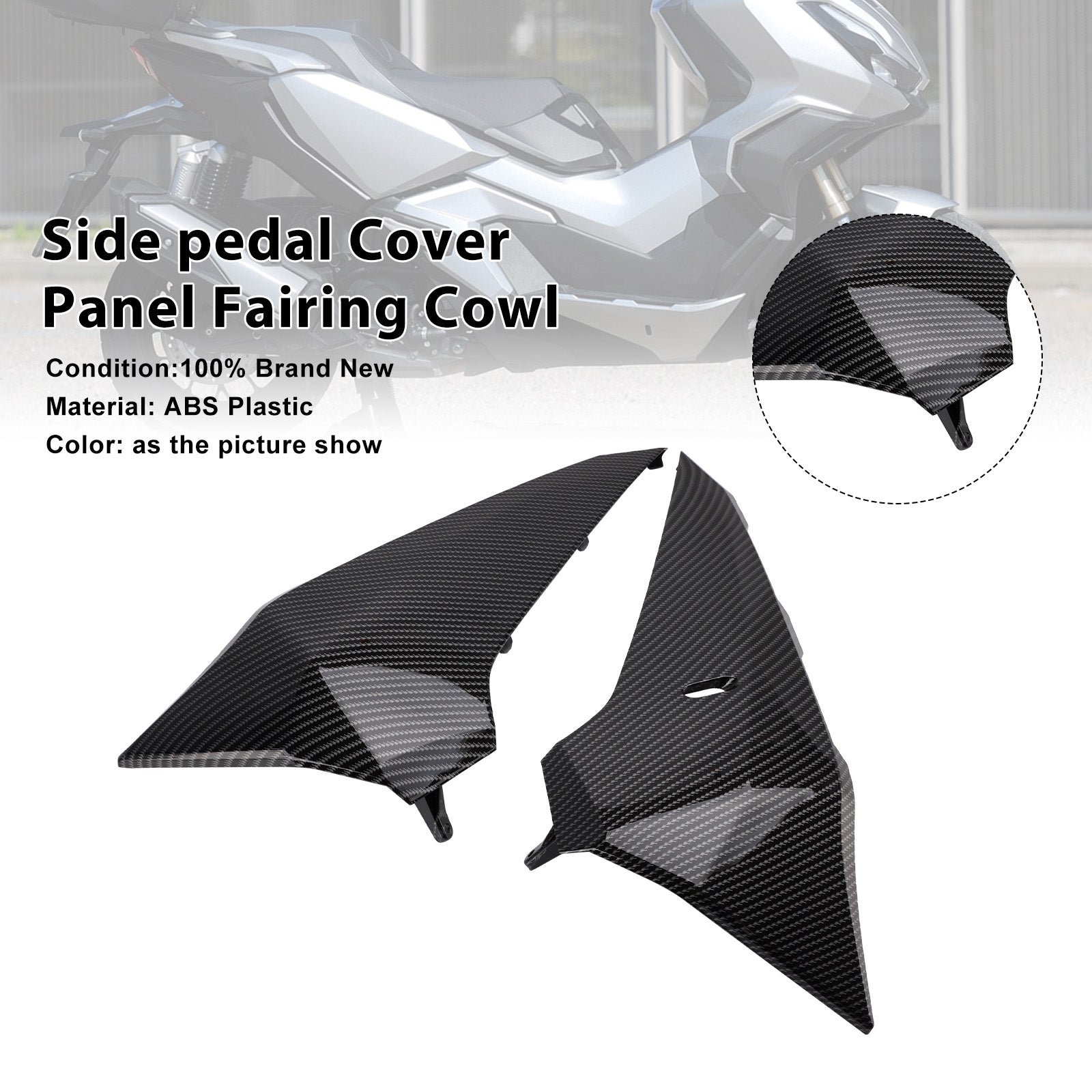 2022-2025 Honda ADV 350 Side pedal Cover Panel Fairing Cowl