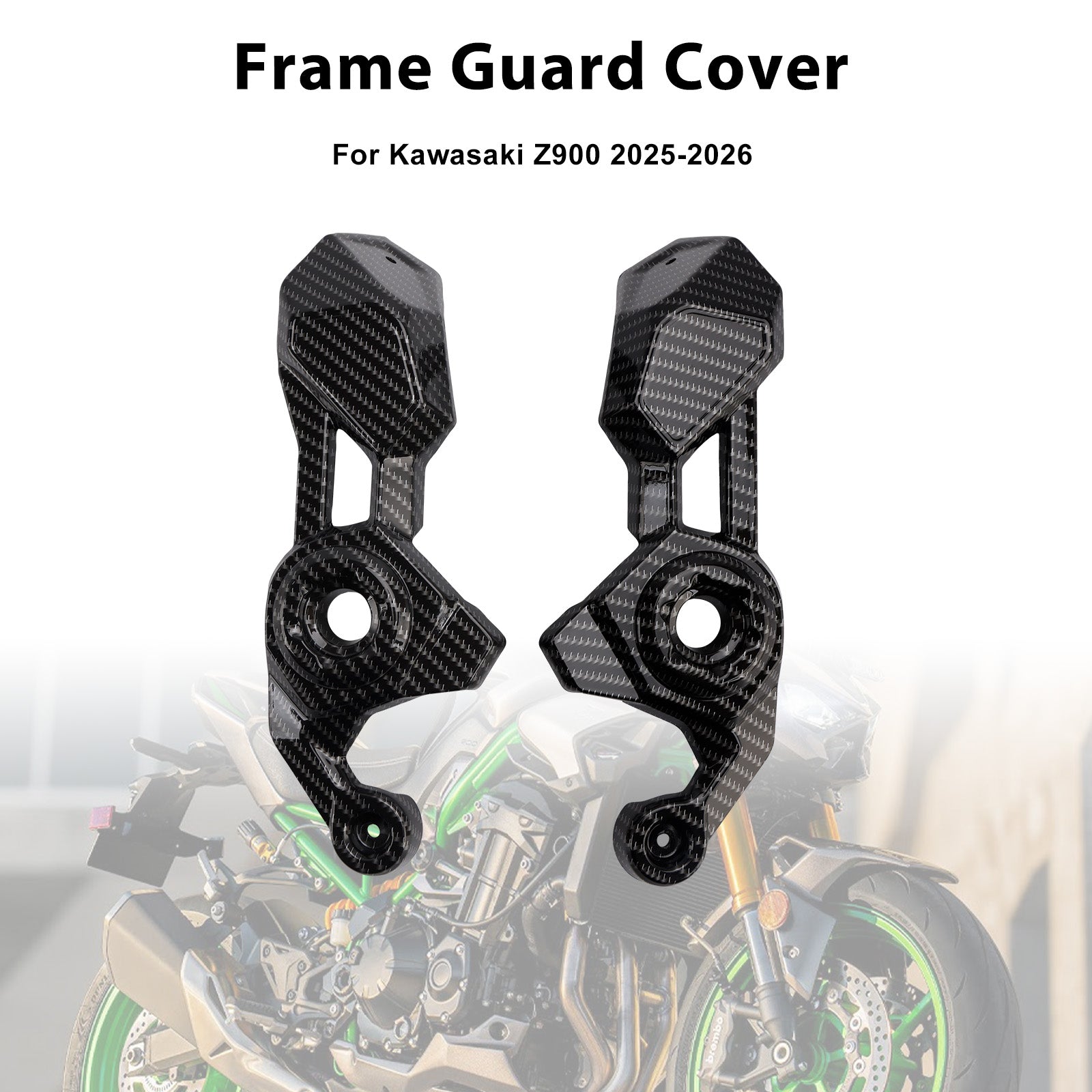 Frame Side Cover Panel Guard Fairing For Kawasaki Z900 2025-2026