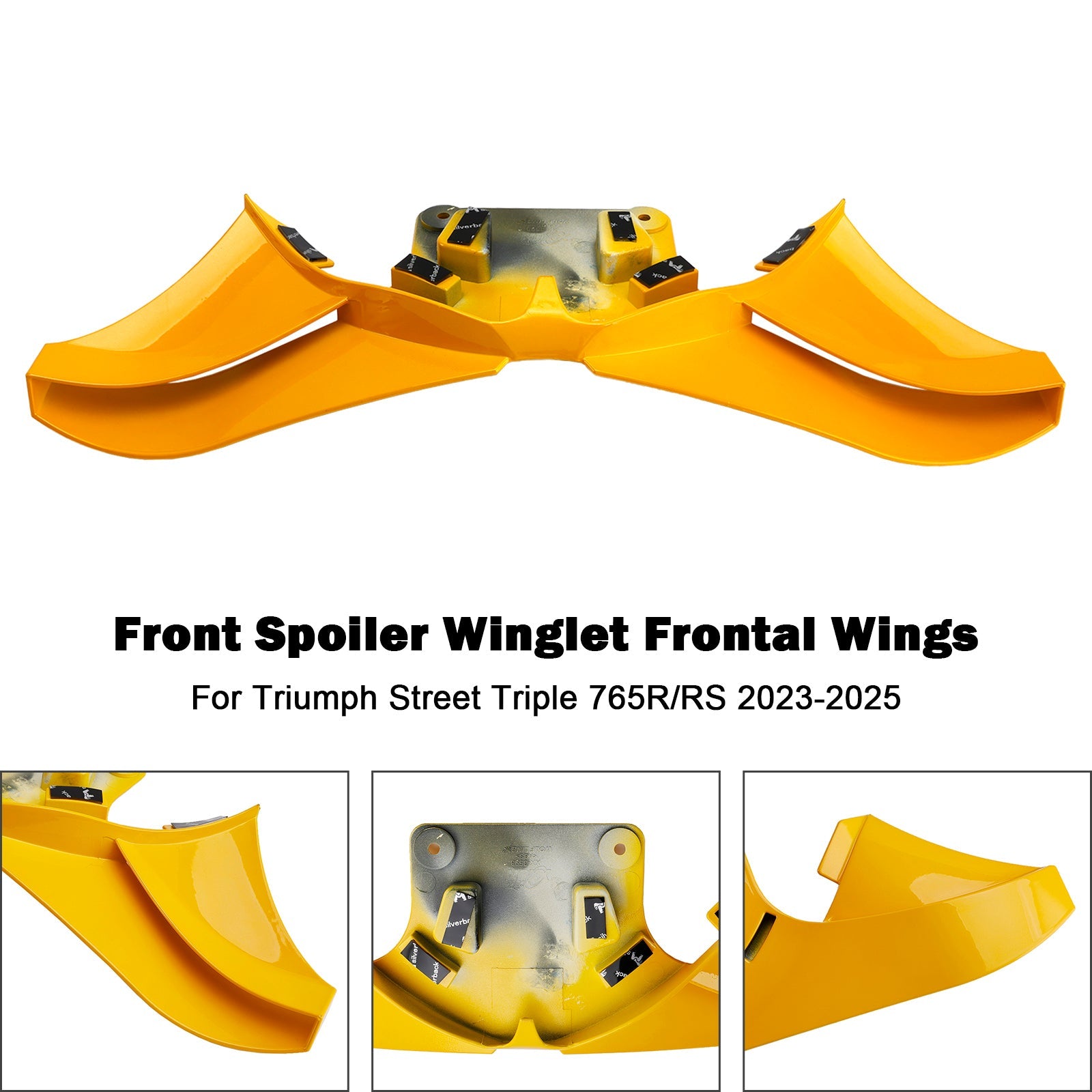 2023-2025 Street Triple 765R/RS Front Spoiler Winglet Frontal Wings