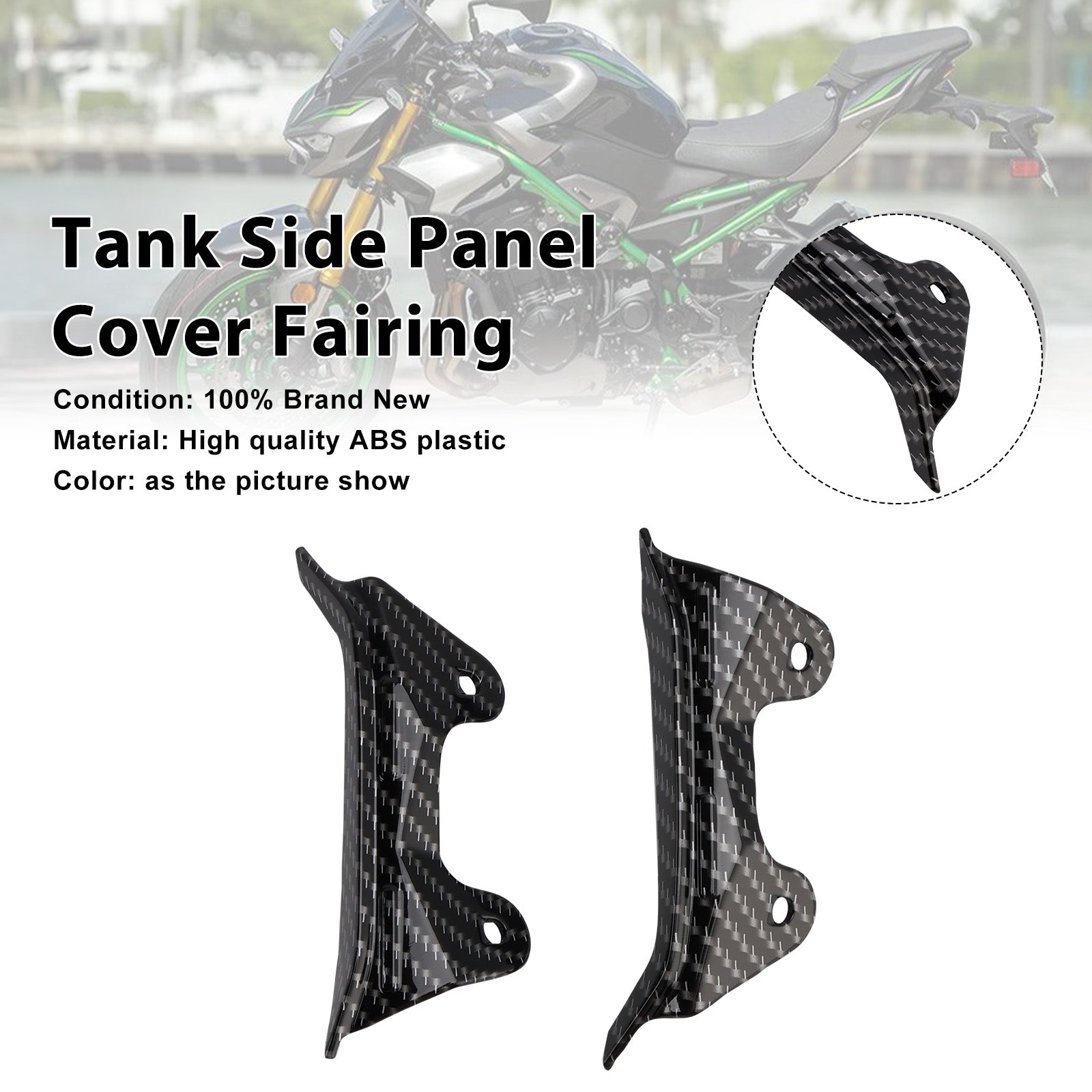 Tank Side Interior Cover Panel Fairing For Kawasaki Z900 2025-2026