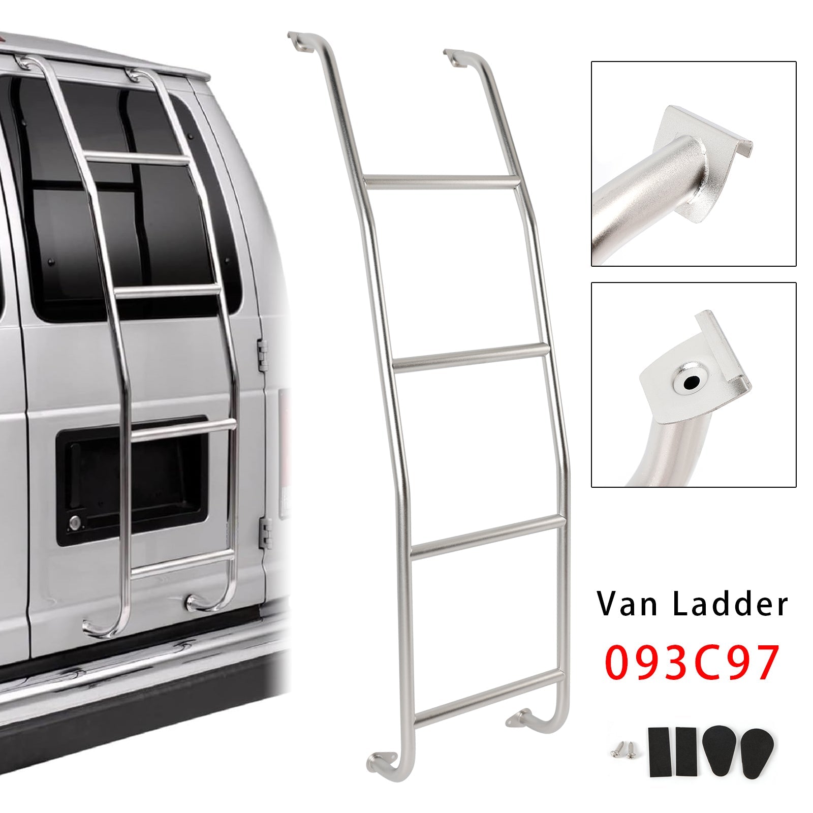 5-Step Van Ladder 093PML For Dodge Ram ProMaster High Roof 2014-2025
