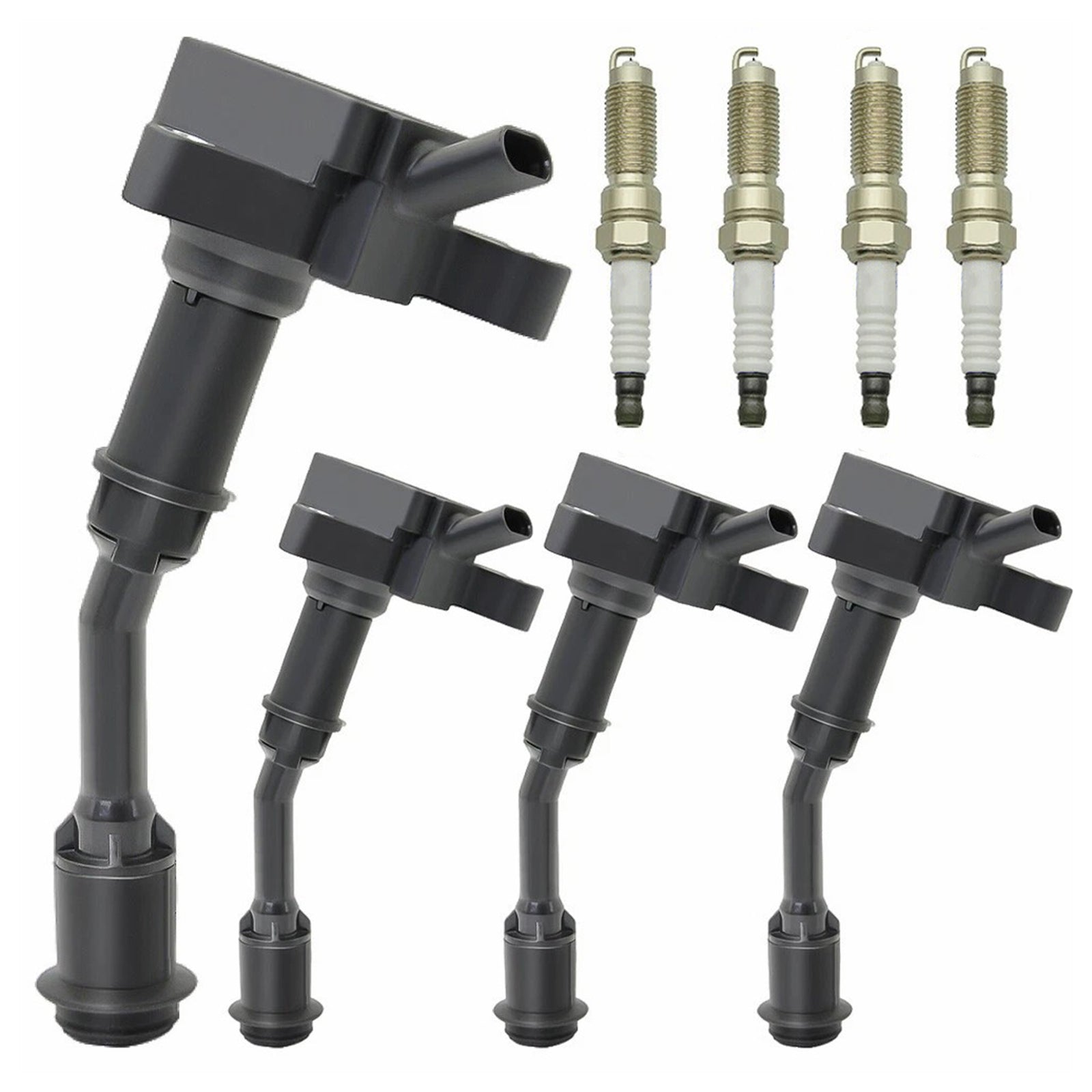 4X Ignition Coil + 4X Spark Plug UF735 For Ford Fusion Escape 1.5L 2014-2020