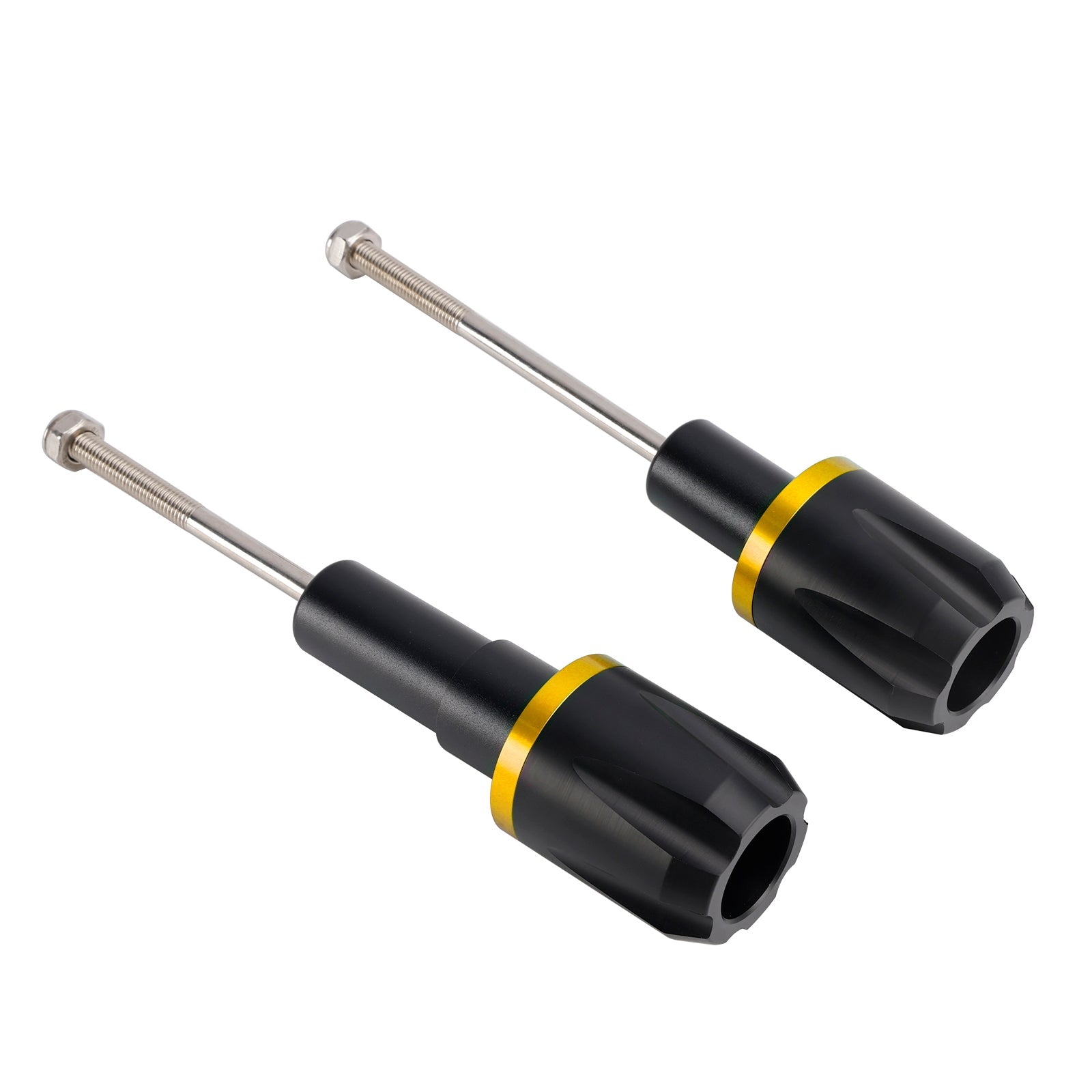 2017-2023 Kawasaki Ninja 650 Cnc Anti-Crash Frame Sliders Protector Gold Black