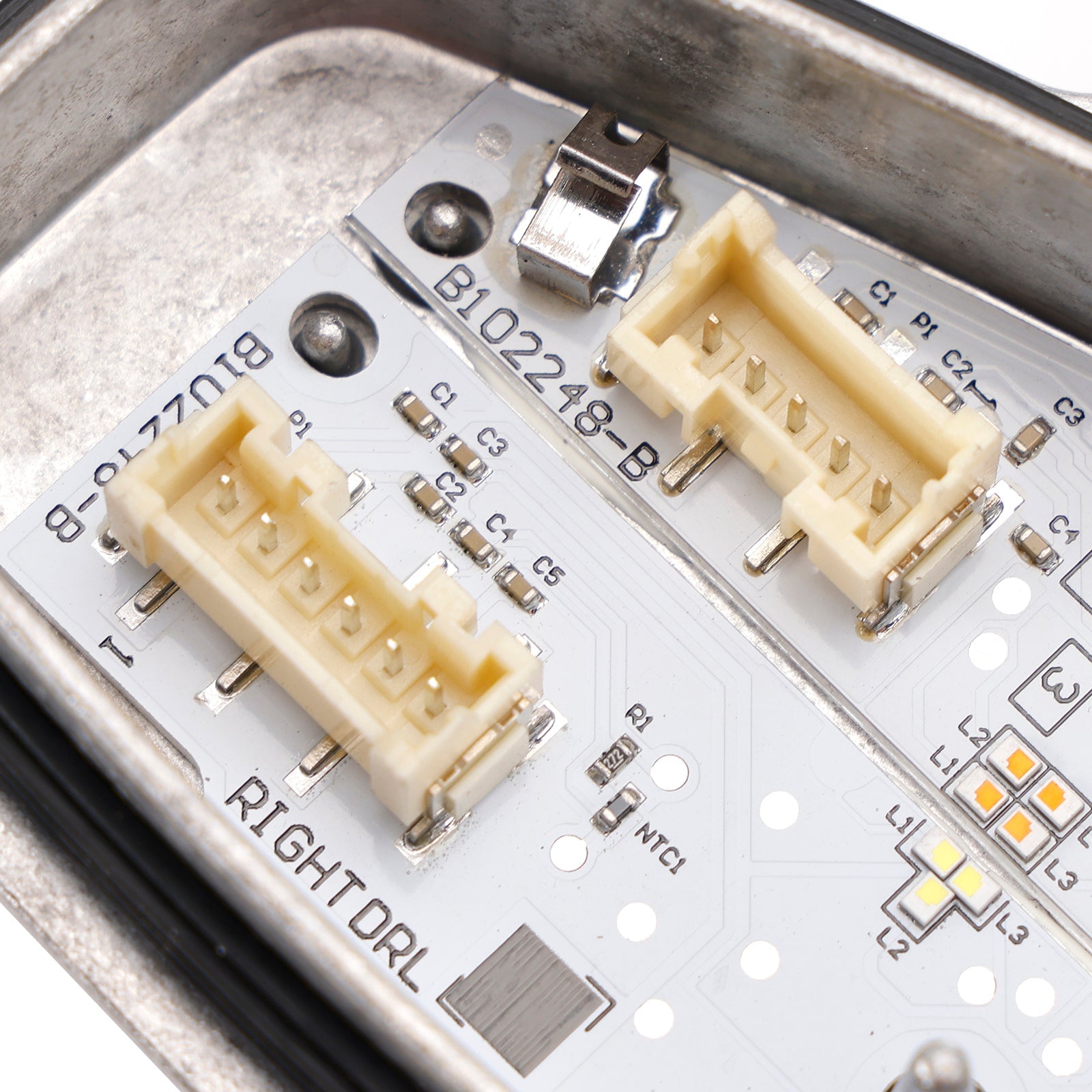 2017-2024 Seat Ibiza V (KJ) 2PCS Left+Right Headlight LED DRL Module With Heat Sink 6F0941475/76