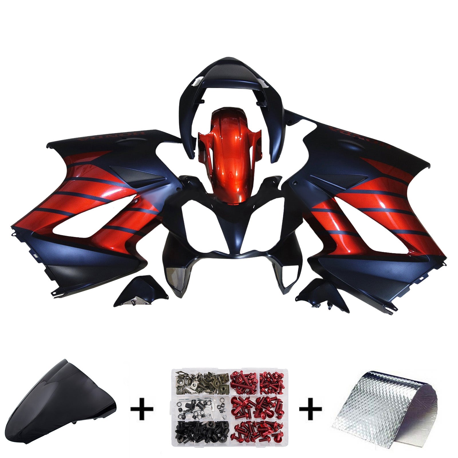 Injection ABS Plastic Bodywork Fairing Fit For Honda VFR800 2002-2012