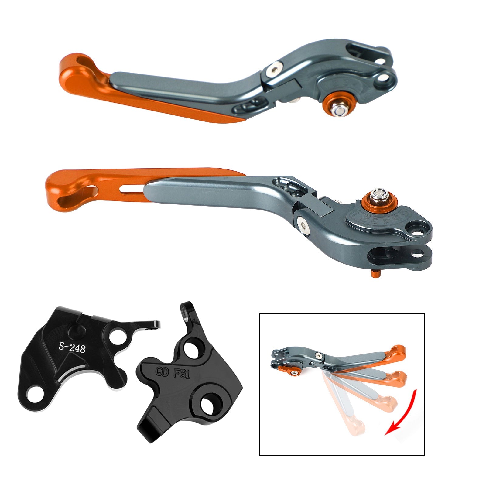 Adjustable Clutch Brake Lever fit for YAMAHA YZF R125 2008-2011