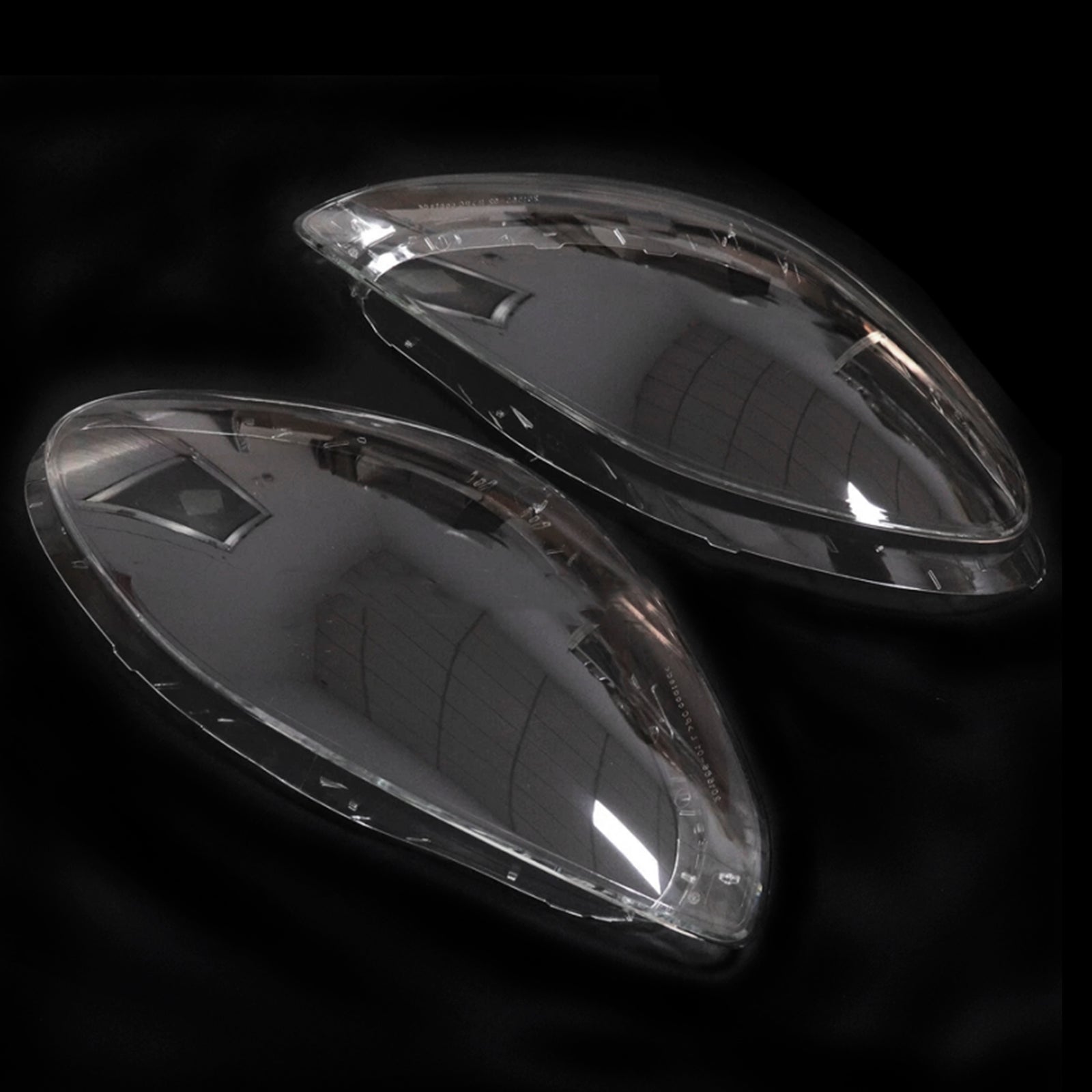 2017-2020 Porsche Panamera 2Pcs Front Headlight Lens Cover Shell Clear