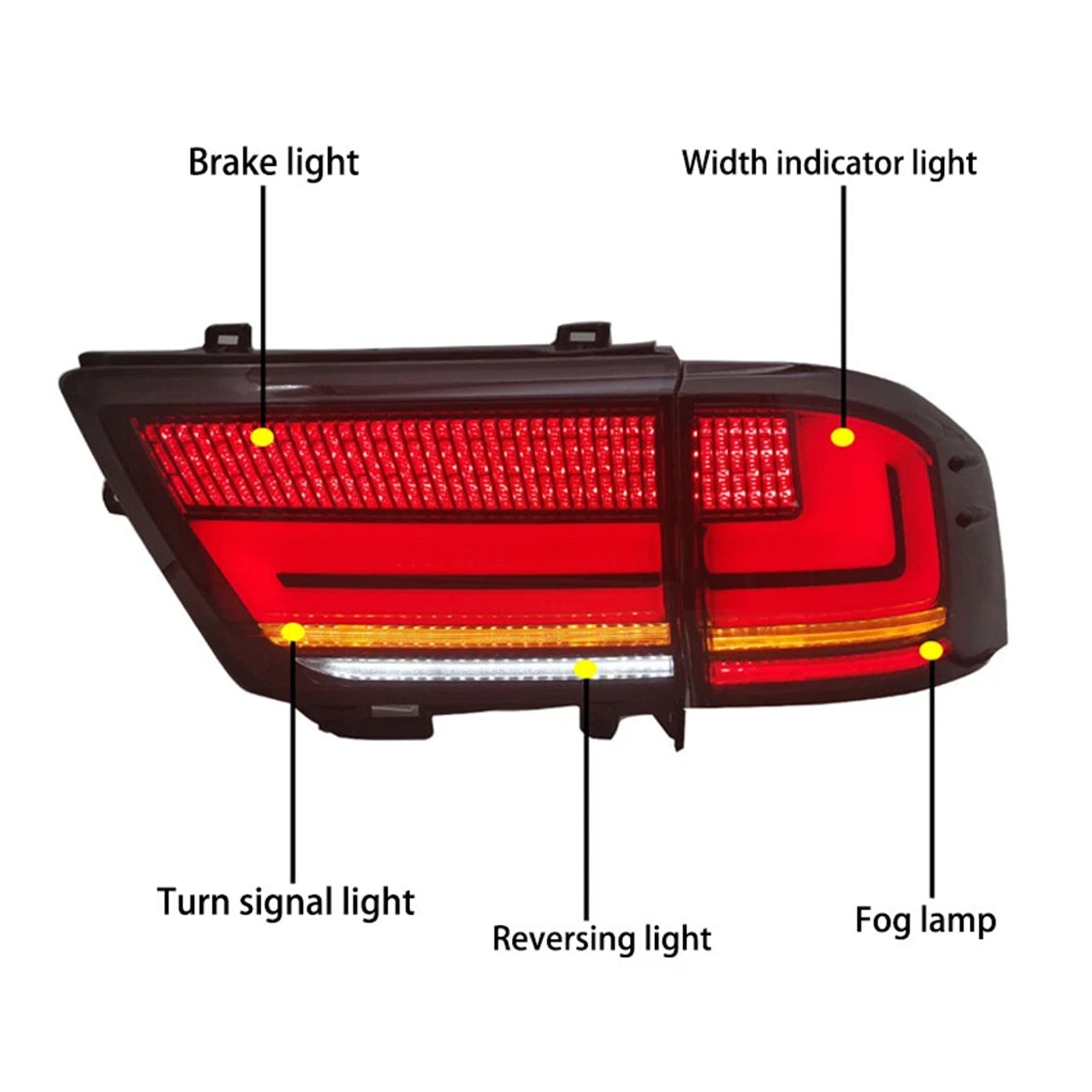 2021-2023 Toyota Land Cruiser LC300 Left+Right LED Tail Light Assembly