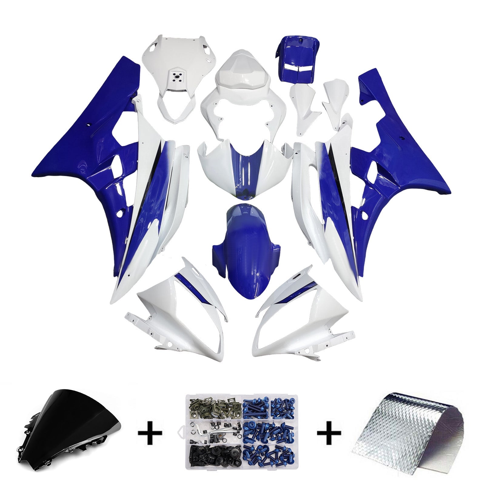 Injection Fairing Kit Bodywork Plastic ABS For Yamaha YZFR6 YZF-R6 2006-2007
