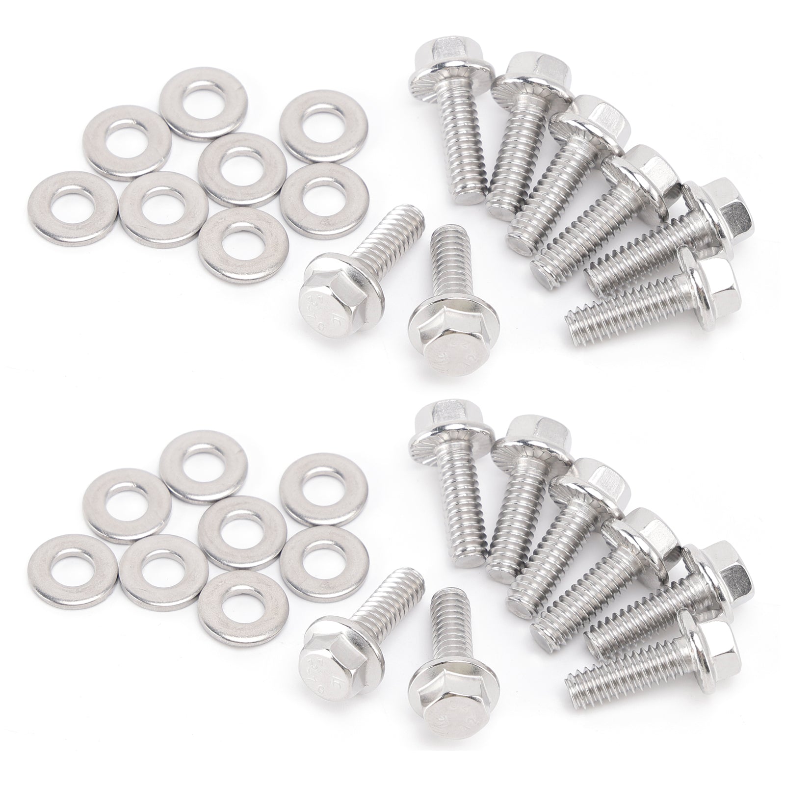 2 Pack 400-7507 Stainless 300 Hex Valve Cover Bolt Kit