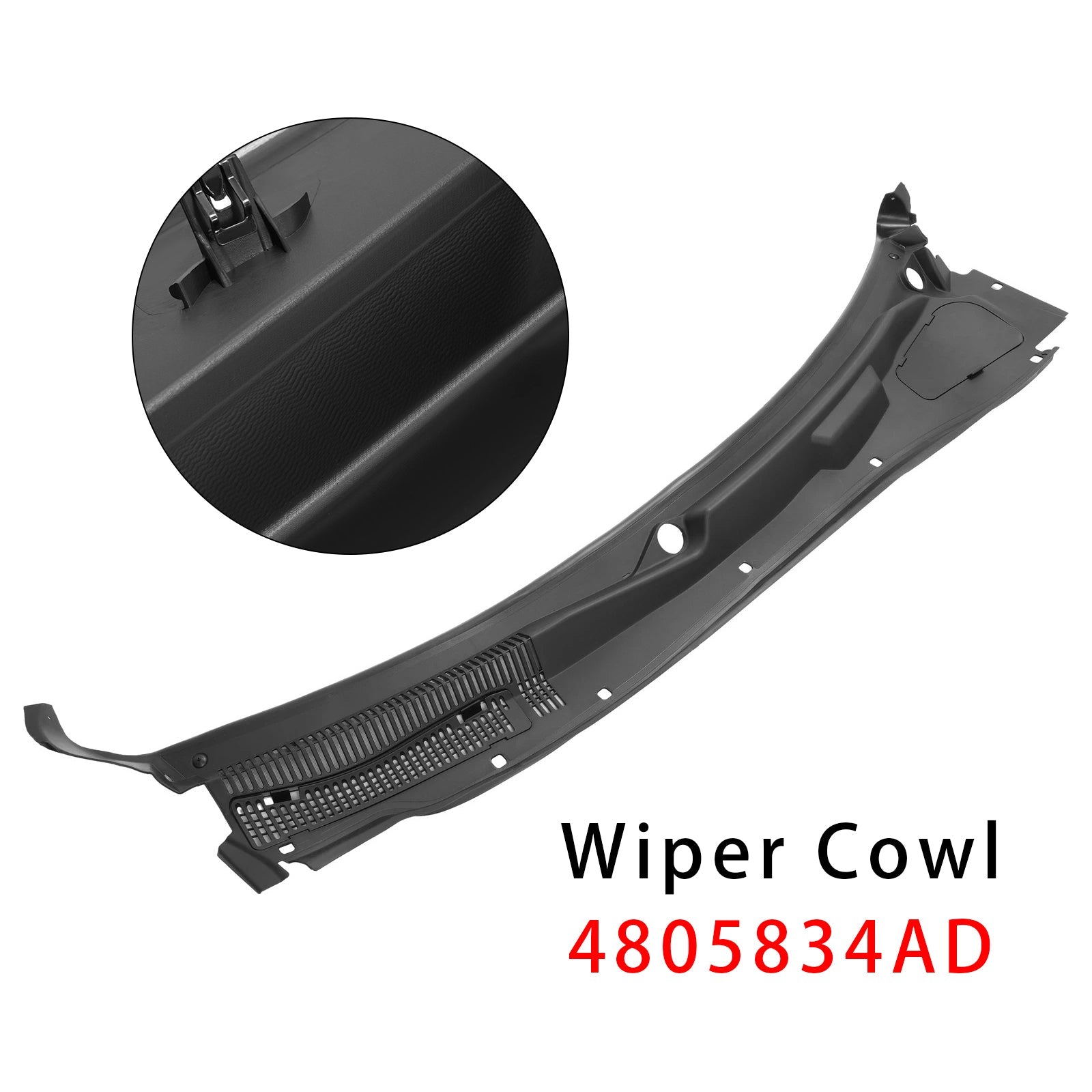 Windshield Wiper Cowl Top Panel 4805834AD For Dodge Charger 2005-2010