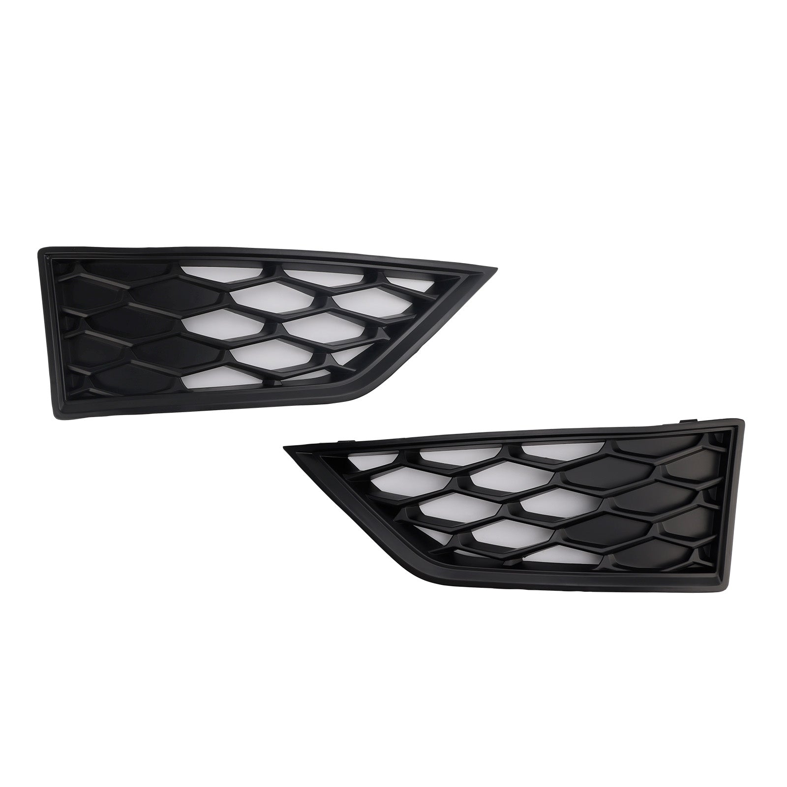 2012-2017 Seat Leon Cupra 5F Black Front Honeycomb Fog Light Grille Cover