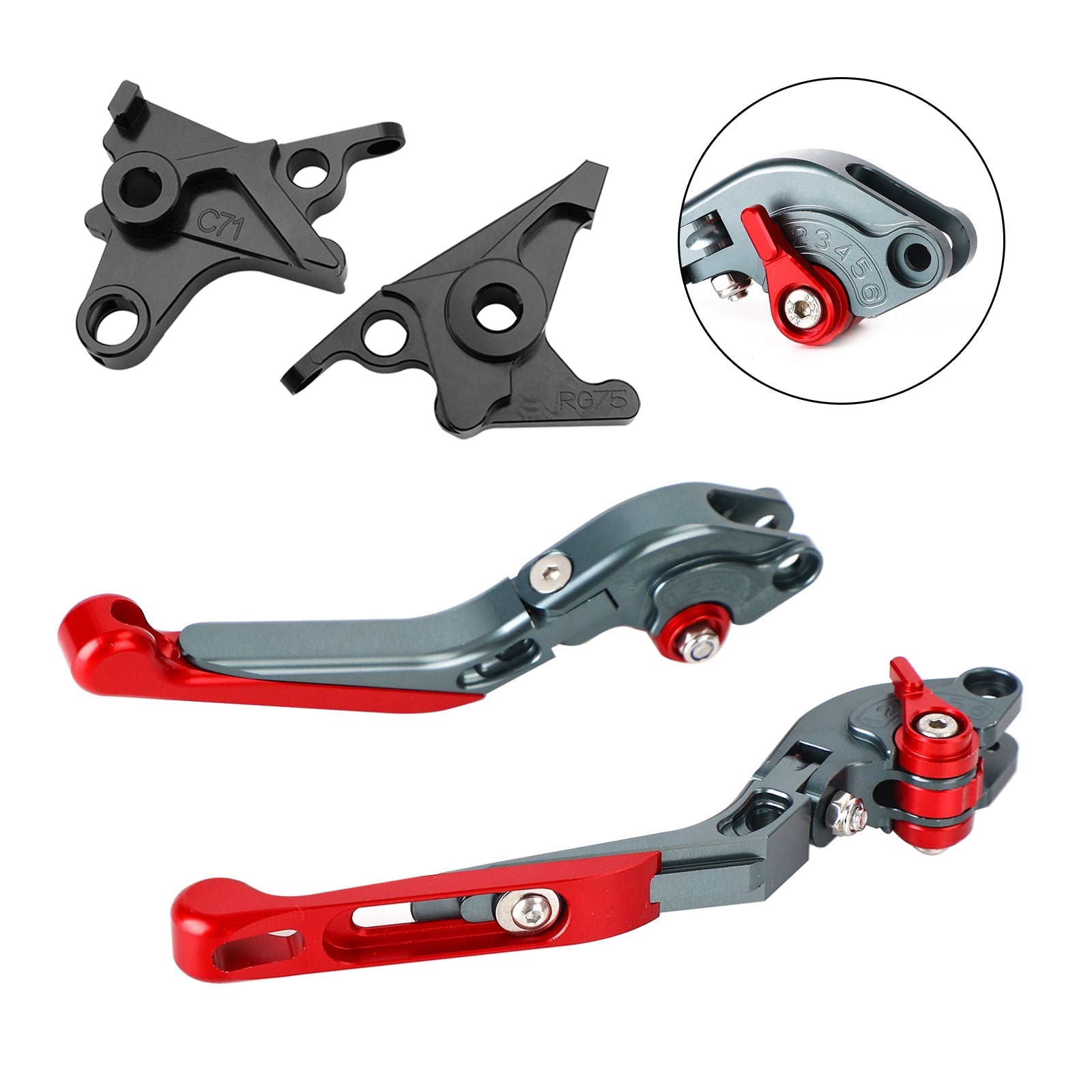 BMW R Nine T /Pure /Racer 2017-2023에 적합한 조절 식 클러치 브레이크 레버