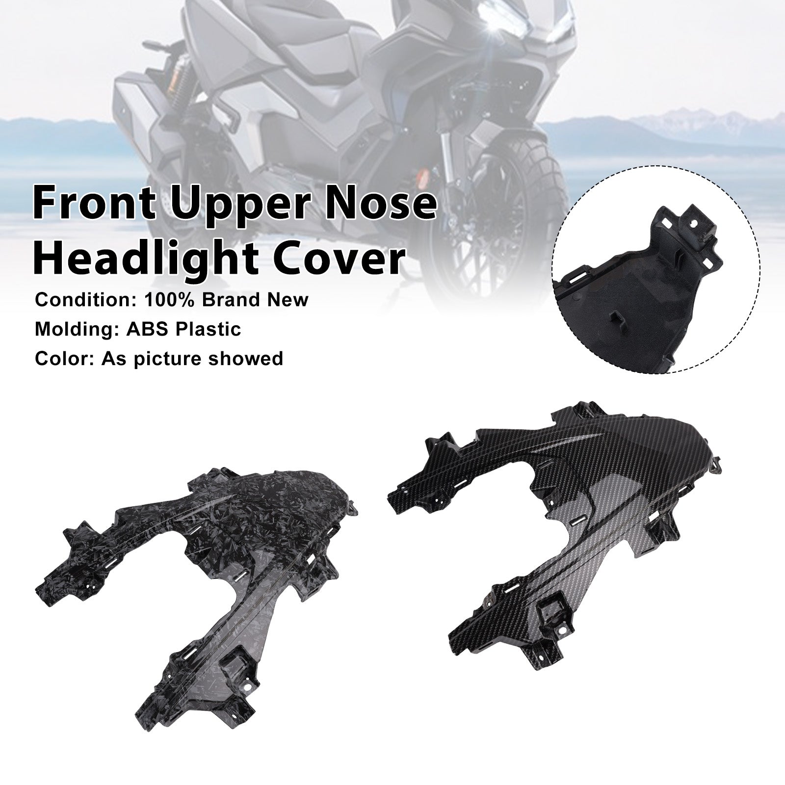 2022-2025 Honda ADV350 Front Nose Headlight Panel Cover Fairing