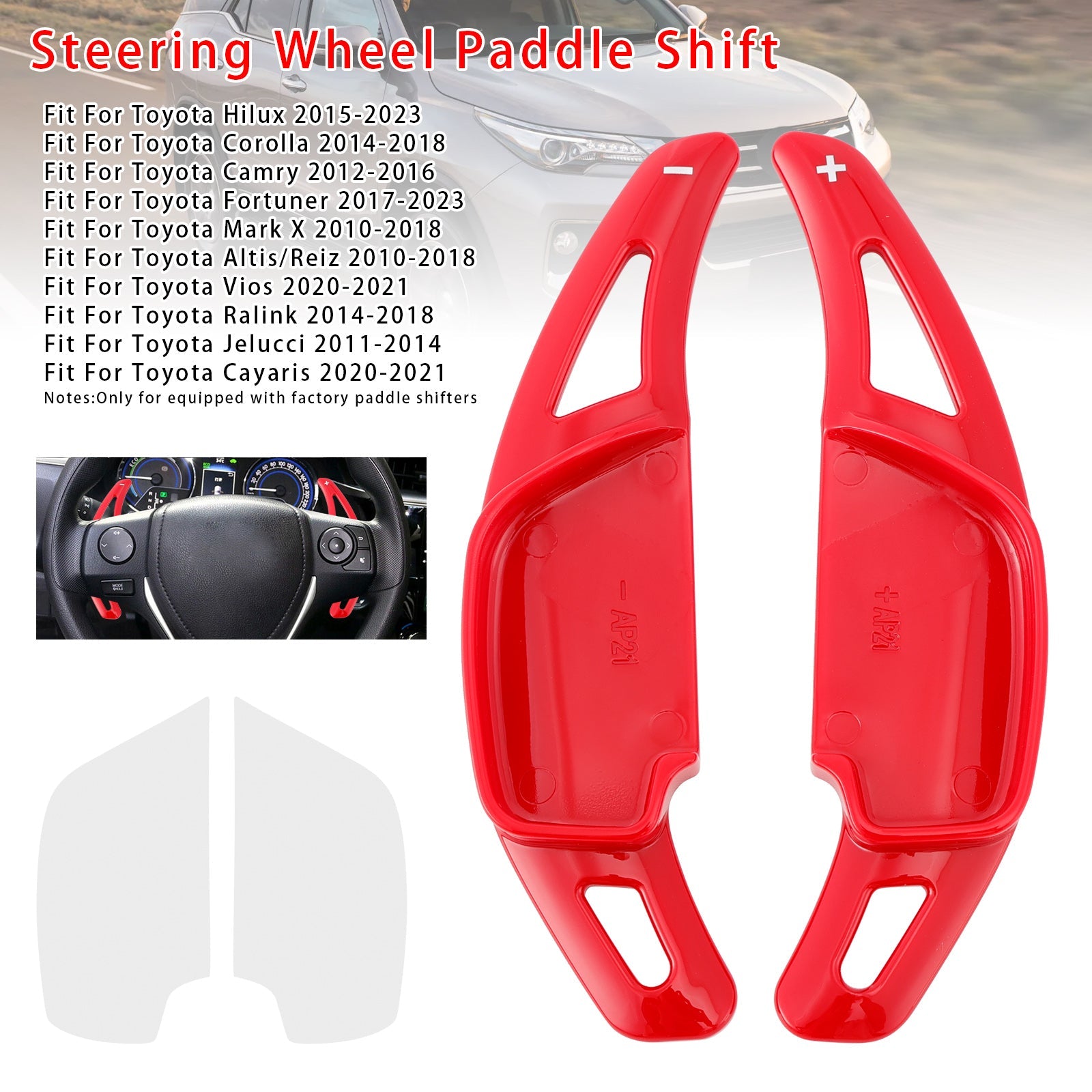 Steering Wheel Paddle Shifter For Toyota Hilux Fortuner