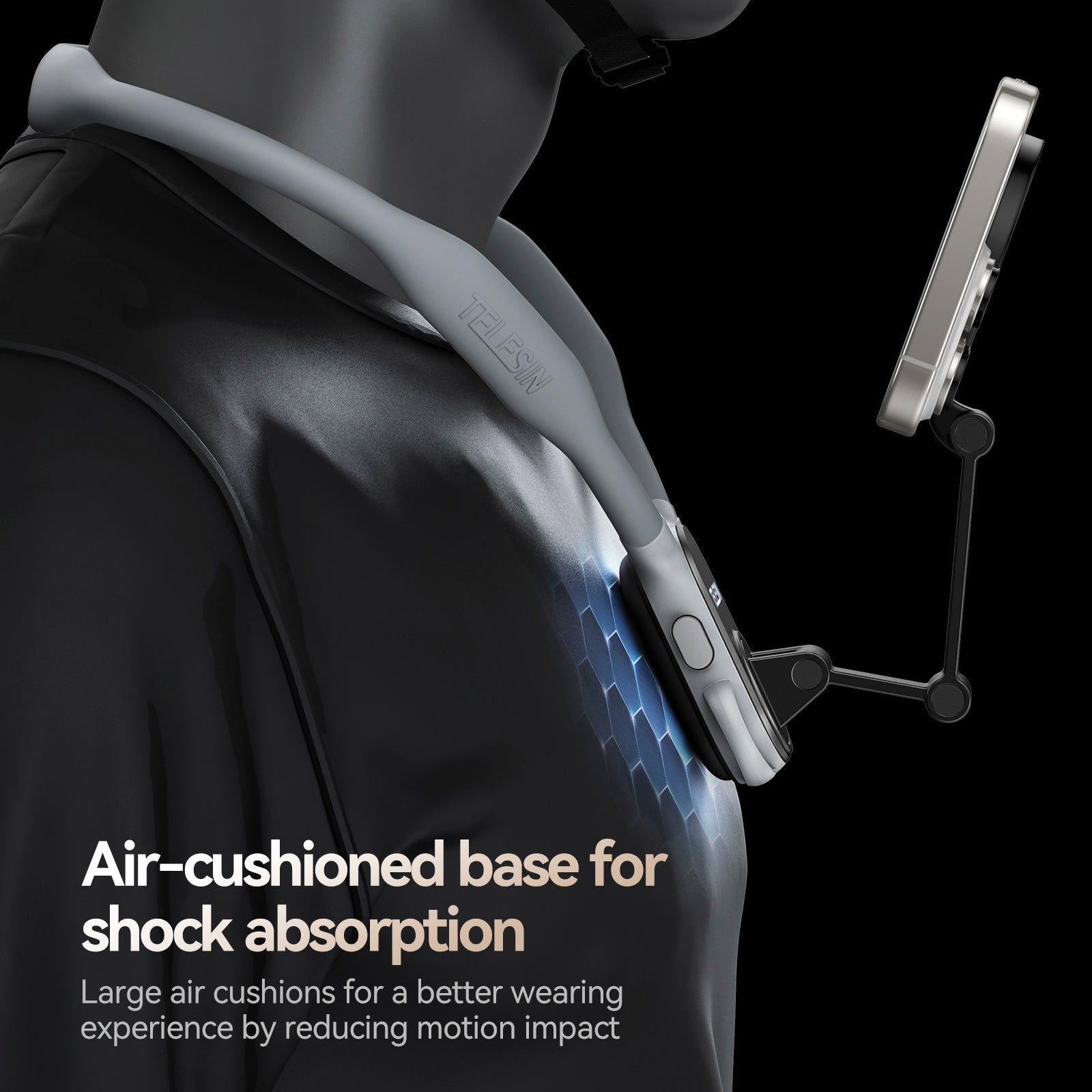 Magsafe Mobile Phone Magnetic Neck Halter Bracket Quick Release Shock Absorption