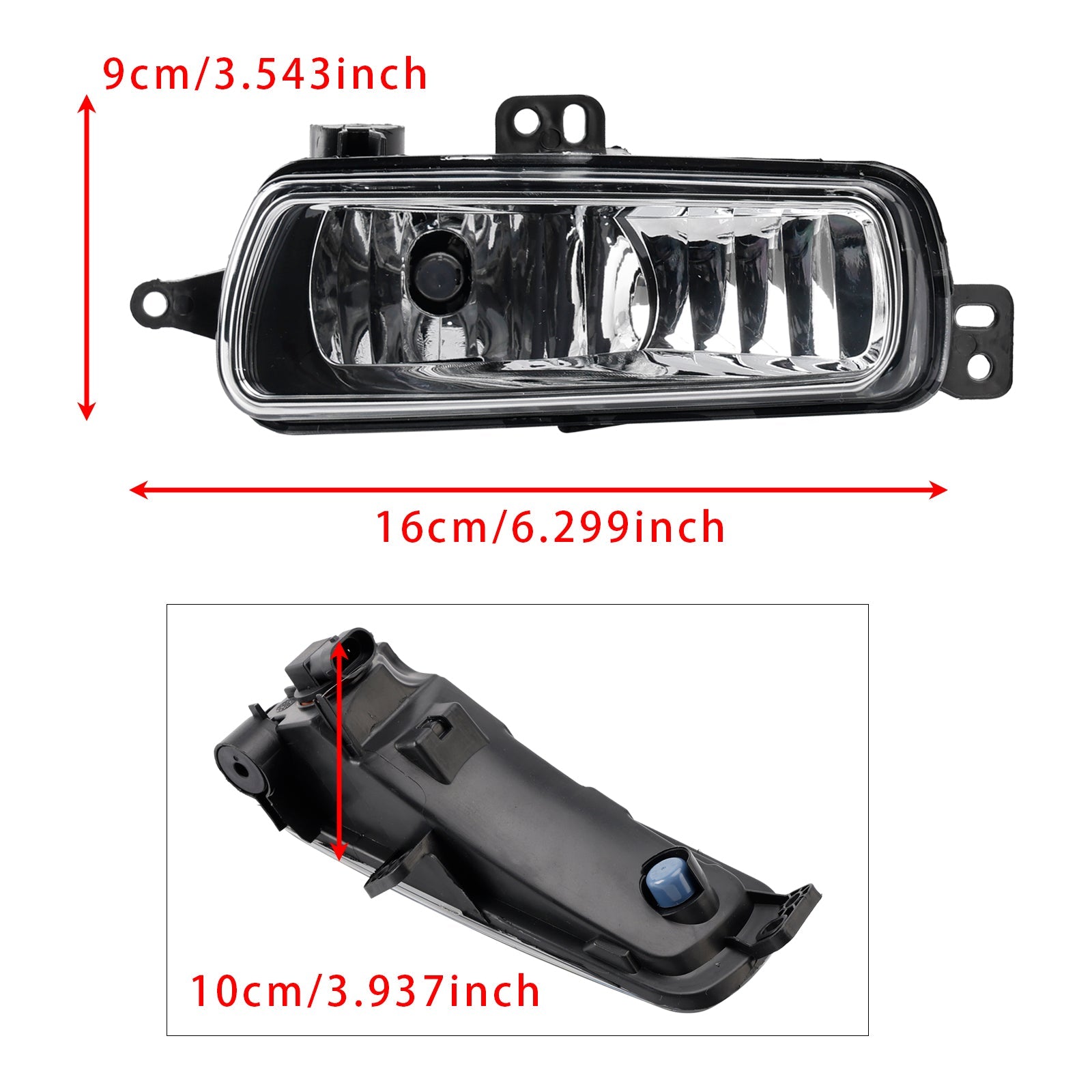 1 Pcs Front Left Fog Light Lamps With Bulbs For Ford Transit Custom 2014-2023