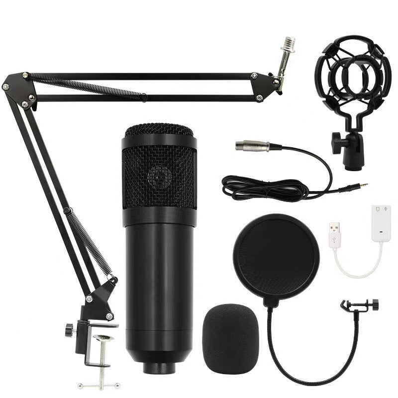 BM800 USB Condenser Microphone for PC Studio Microphone Kit Singing Streaming