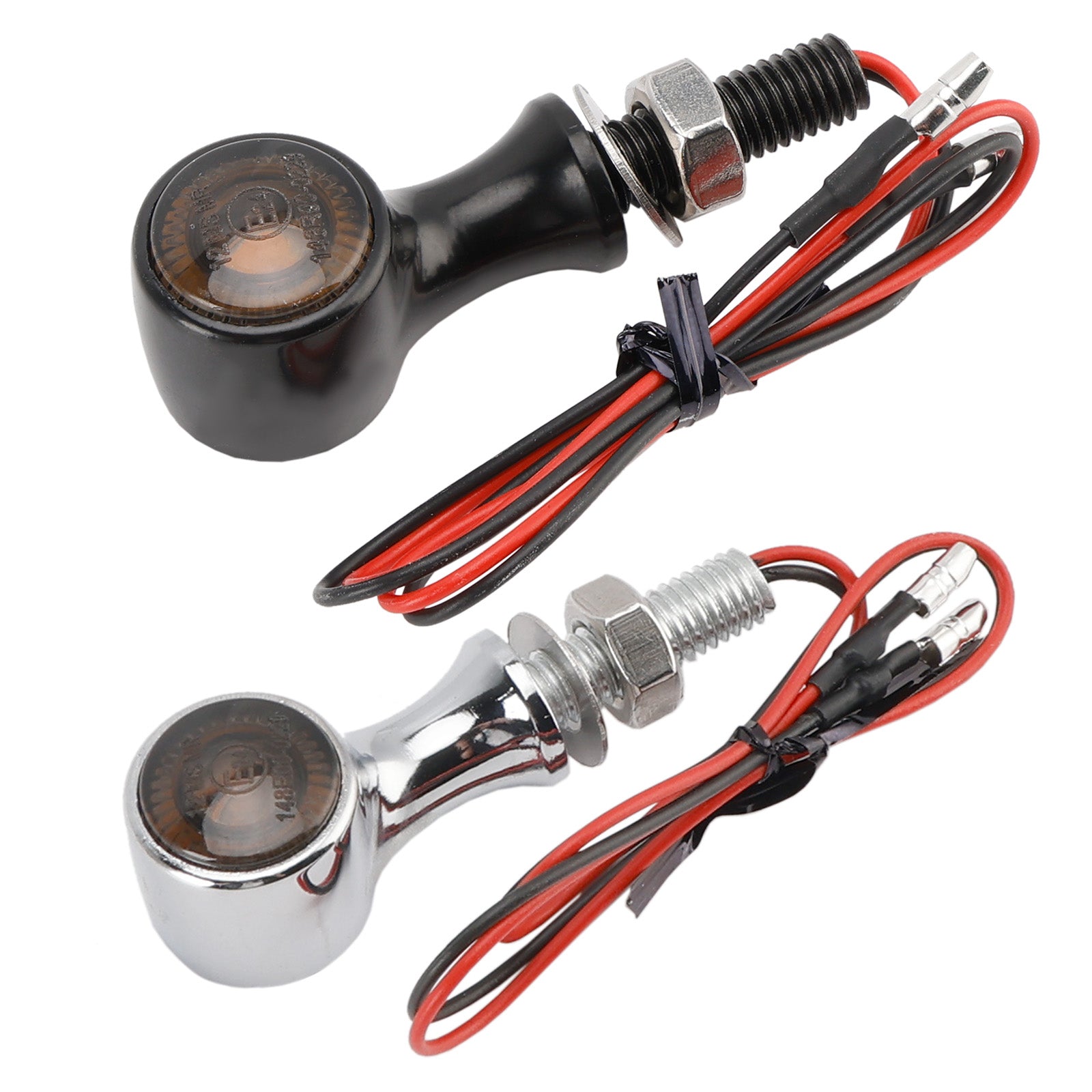 12V LED Turn Signal Indicator Light 8mm Universal Motorcycle For Suzuki